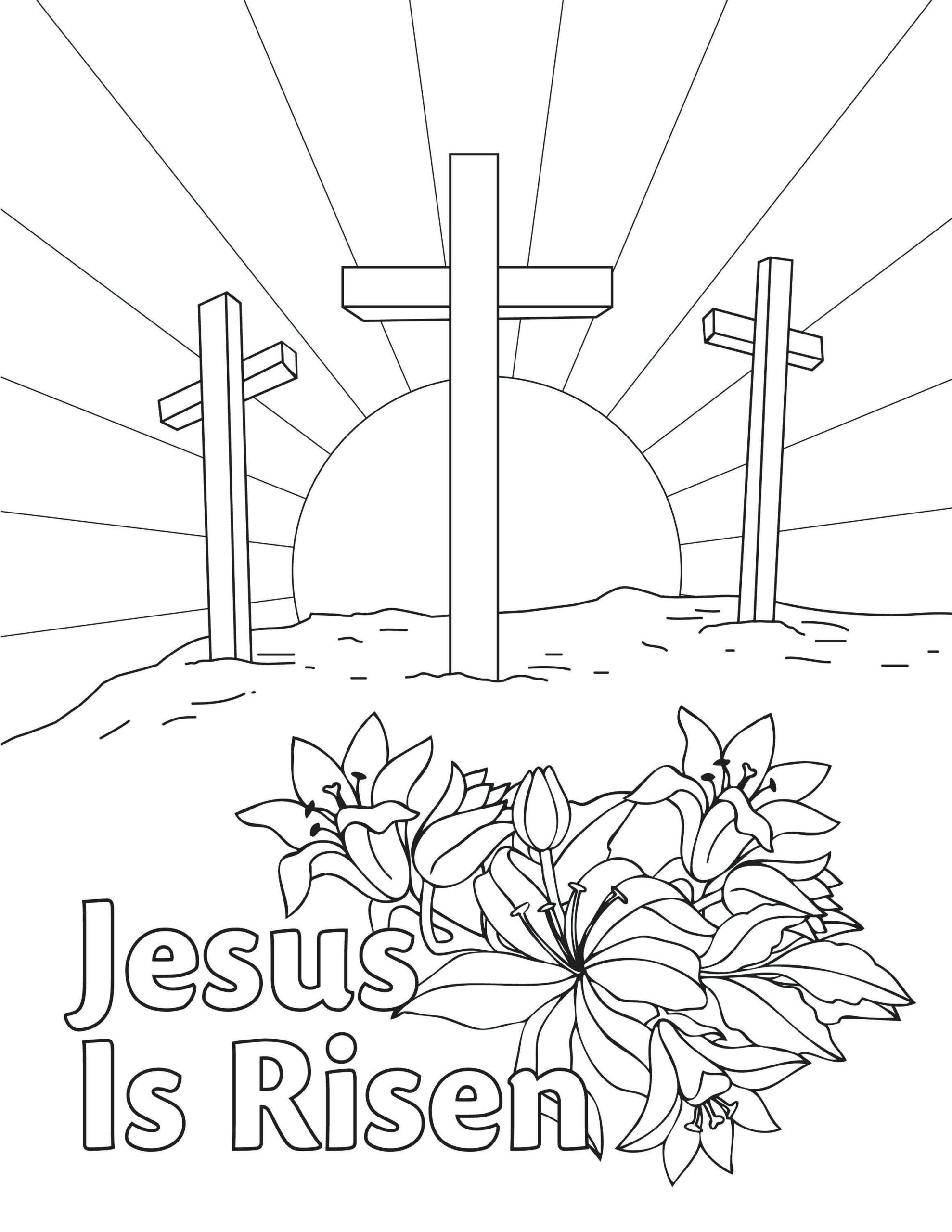 Religious Coloring Pages Printable