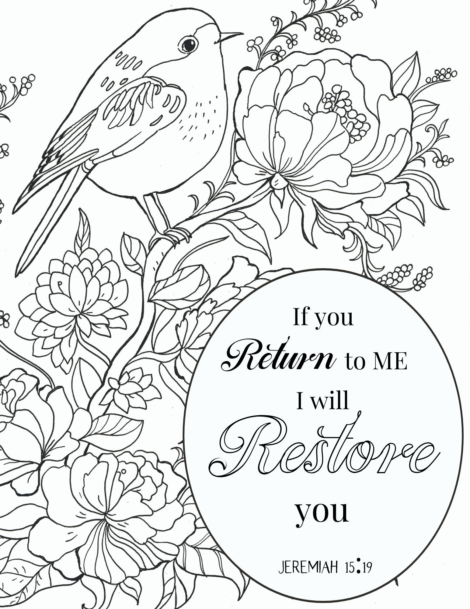 Bible Coloring Pages Free Printable