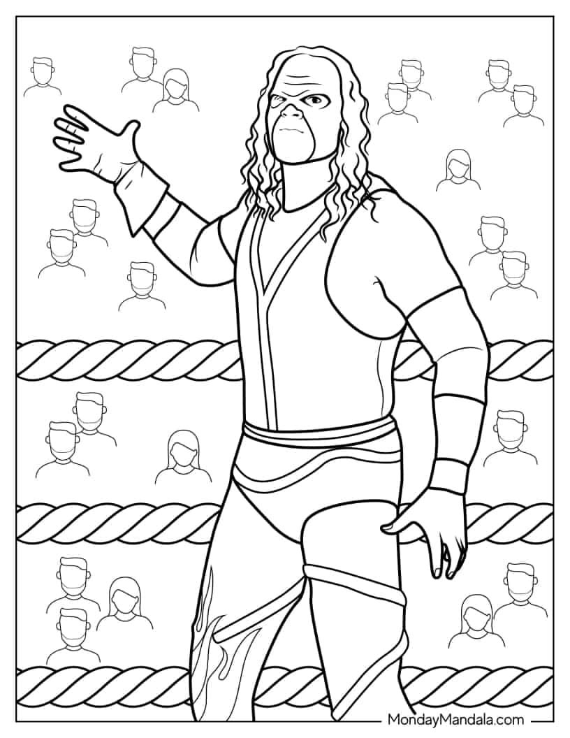 28 Wrestling Wwe Coloring Pages Free Pdf Printables Artofit