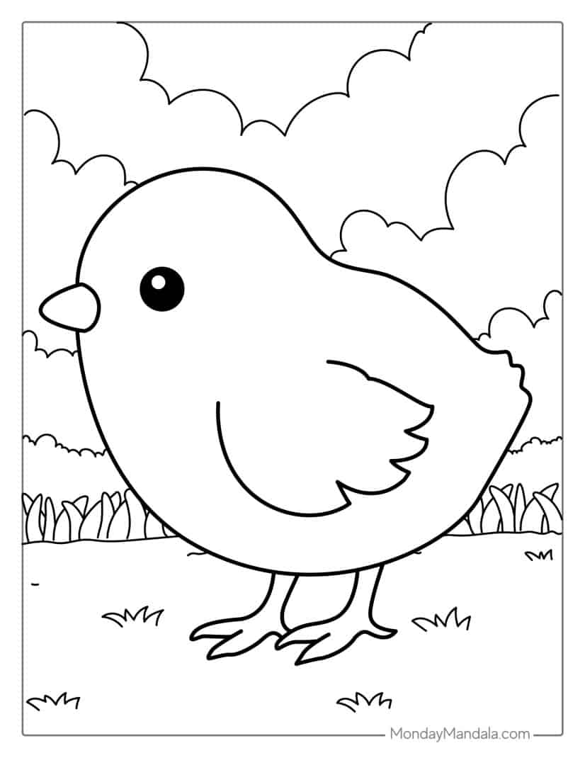 30 Chicken Coloring Pages Free PDF Printables