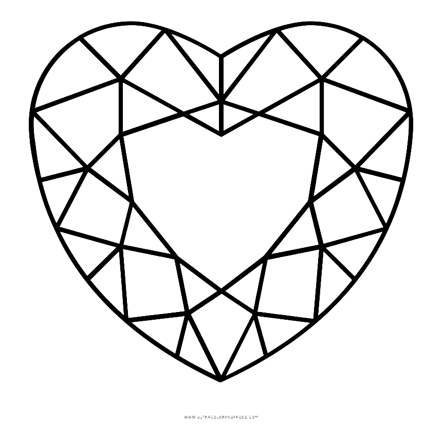 30 Diamond Coloring Pages ColoringPagesOnly