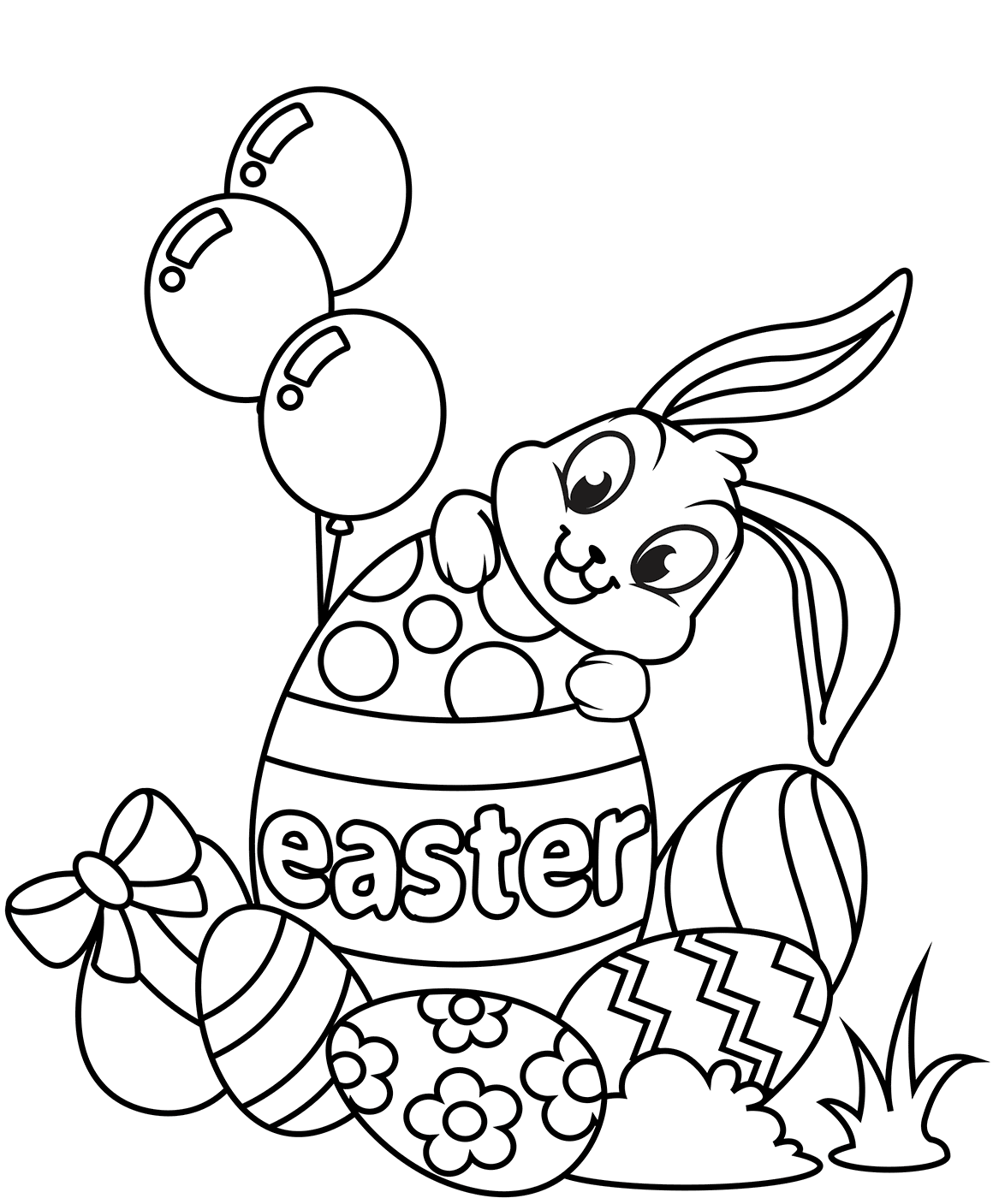 Printable Coloring Pages Easter