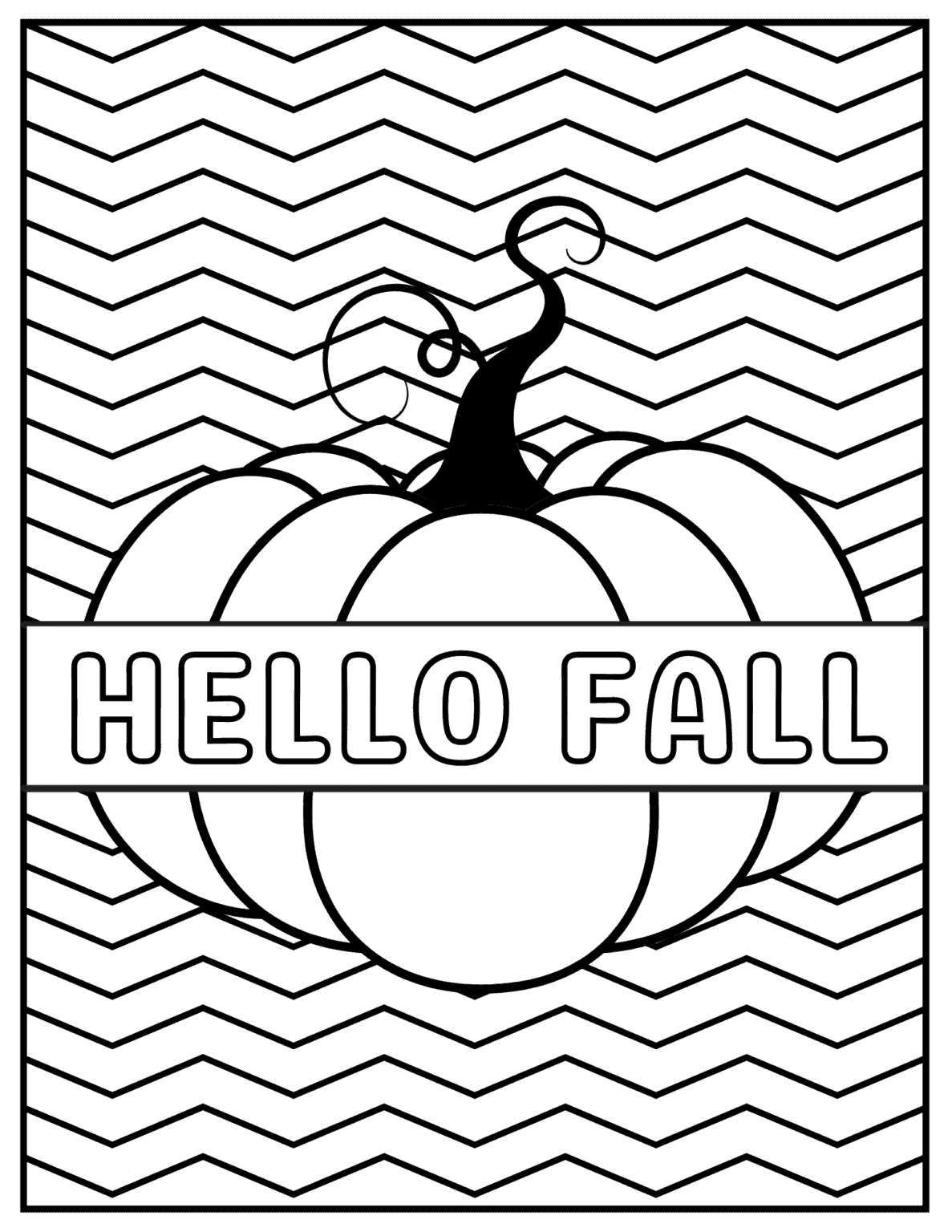 Fall Free Printable Coloring Pages