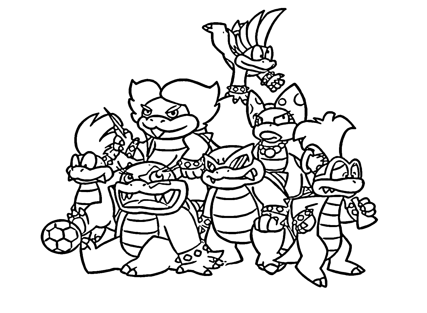 30 Koopalings Coloring Pages ColoringPagesOnly