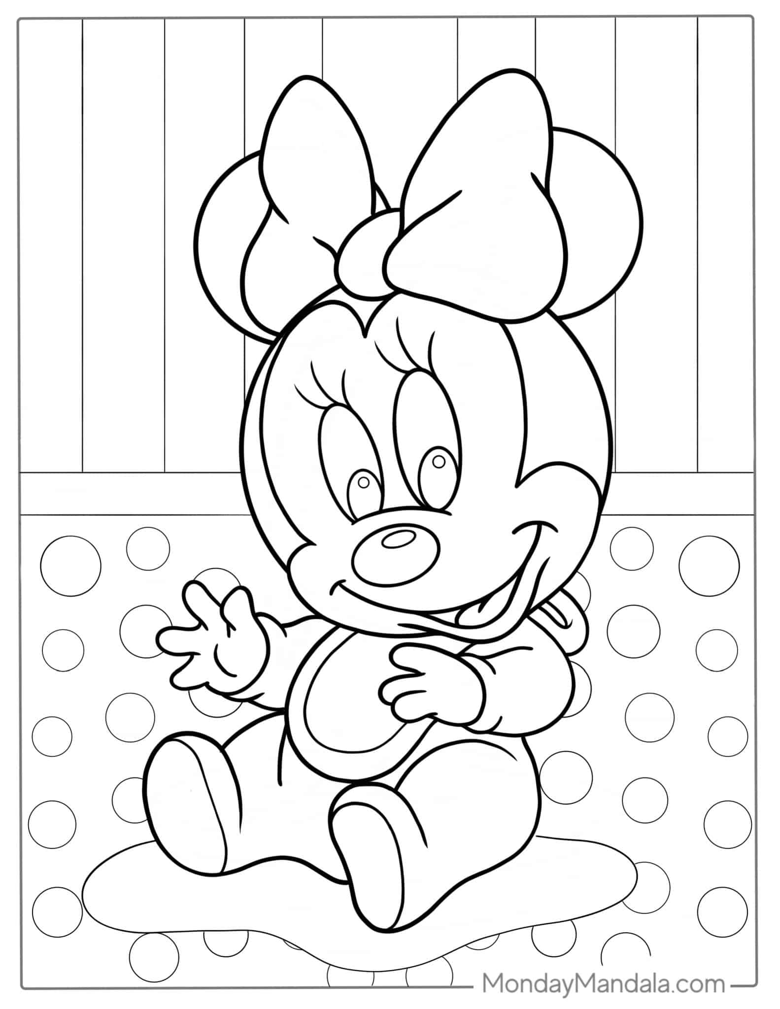 30 Minnie Mouse Coloring Pages Free PDF Printables