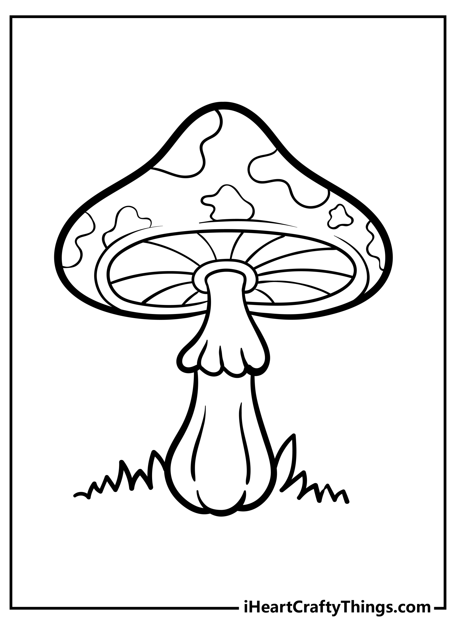 30 Mushroom Coloring Pages 100 Free Printables