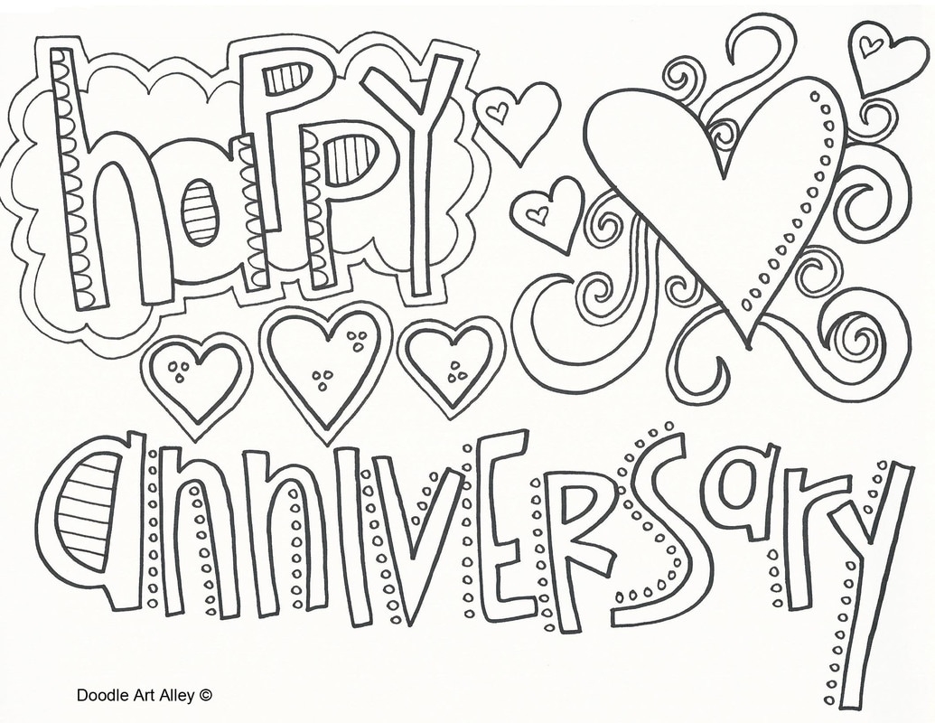 31 Free Printable Anniversary Cards Coloring Pages AitchAeriesh