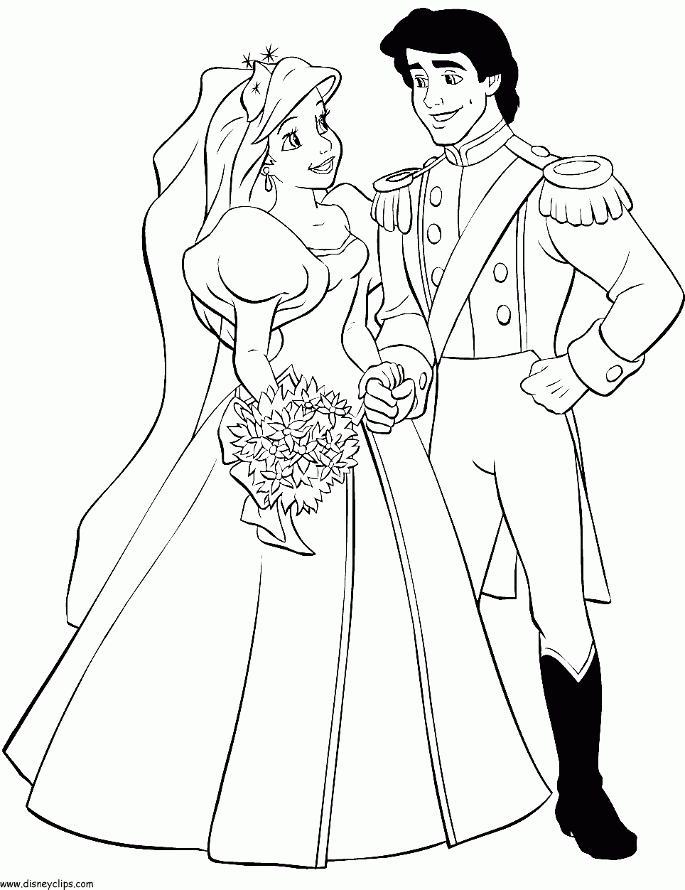 31 Printable Baby Ariel Coloring Pages
