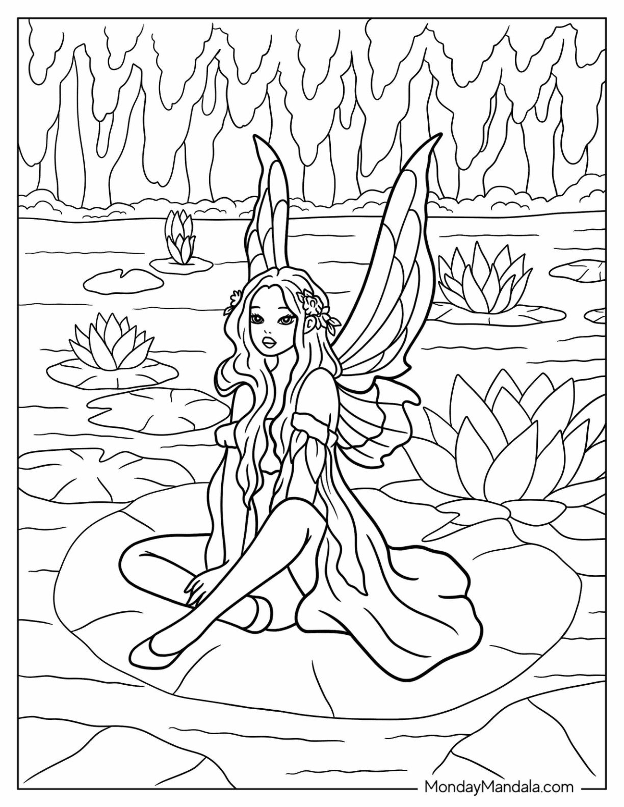 Free Printable Coloring Pages Fairy