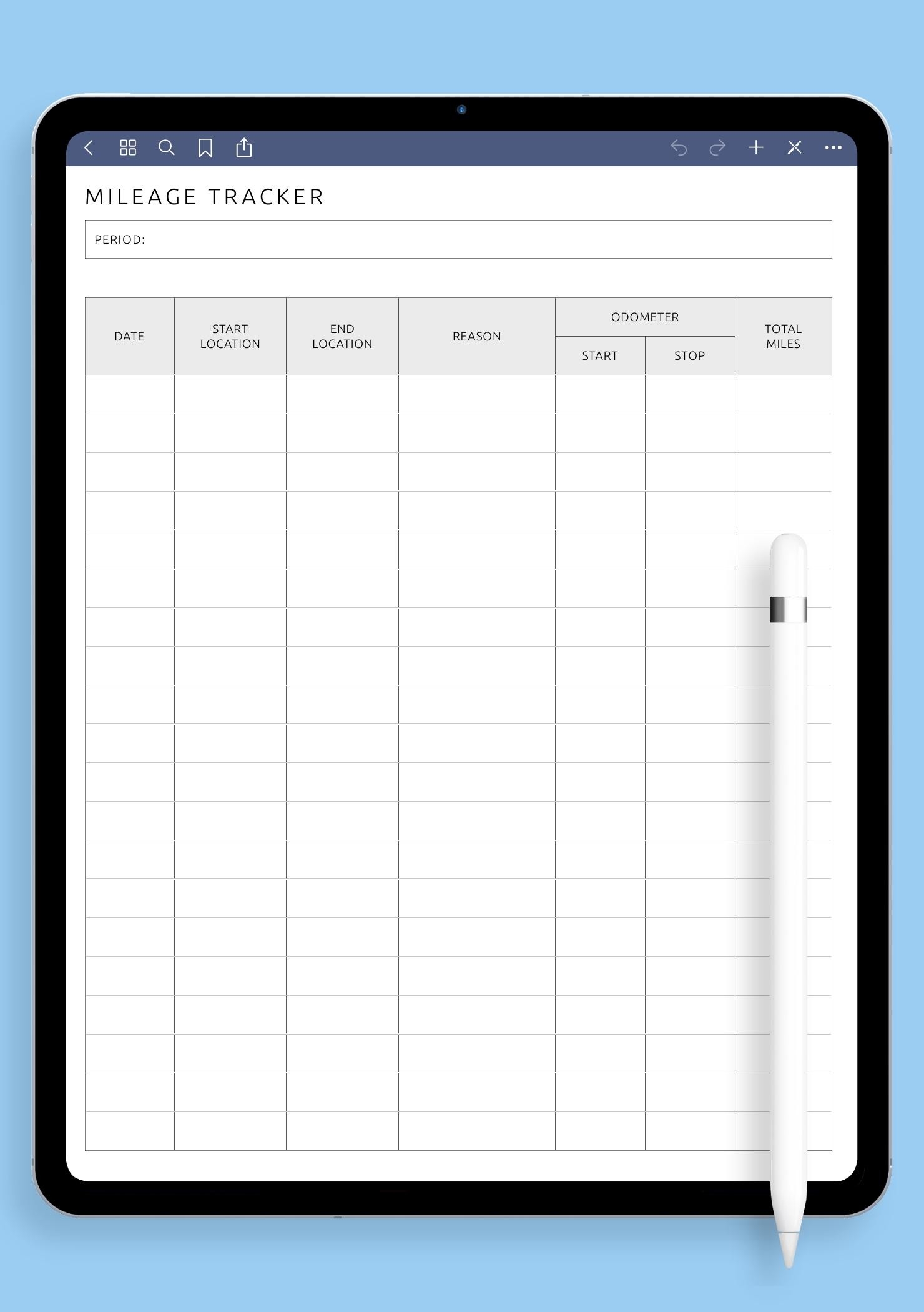 34 Printable Mile Tracker Coloring Page WahidahIsira