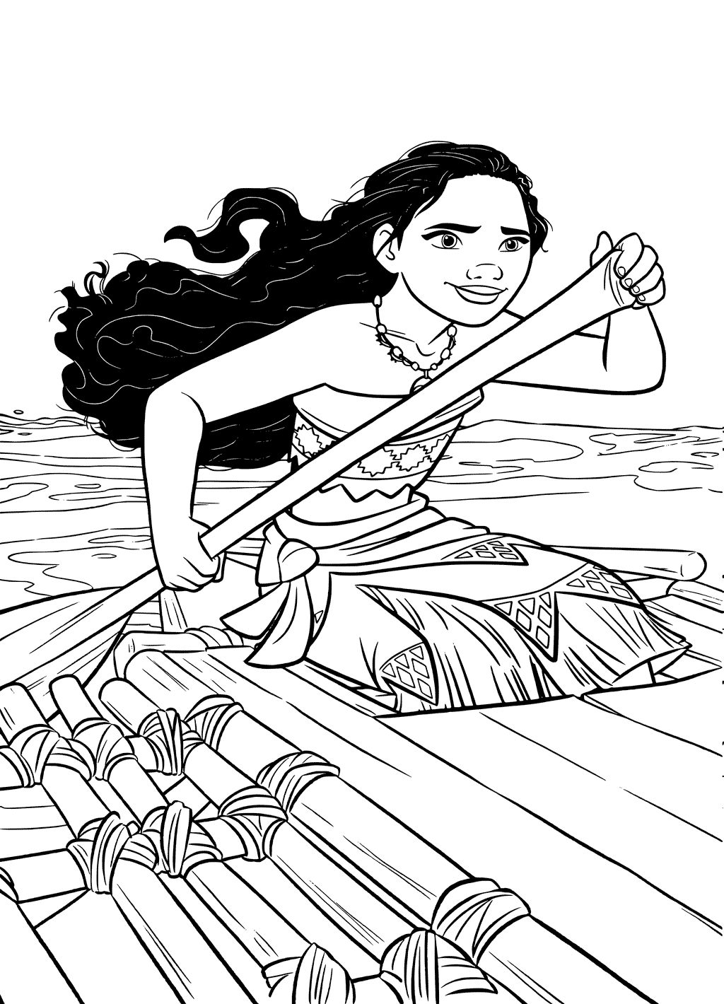 35 Printable Moana Coloring Pages