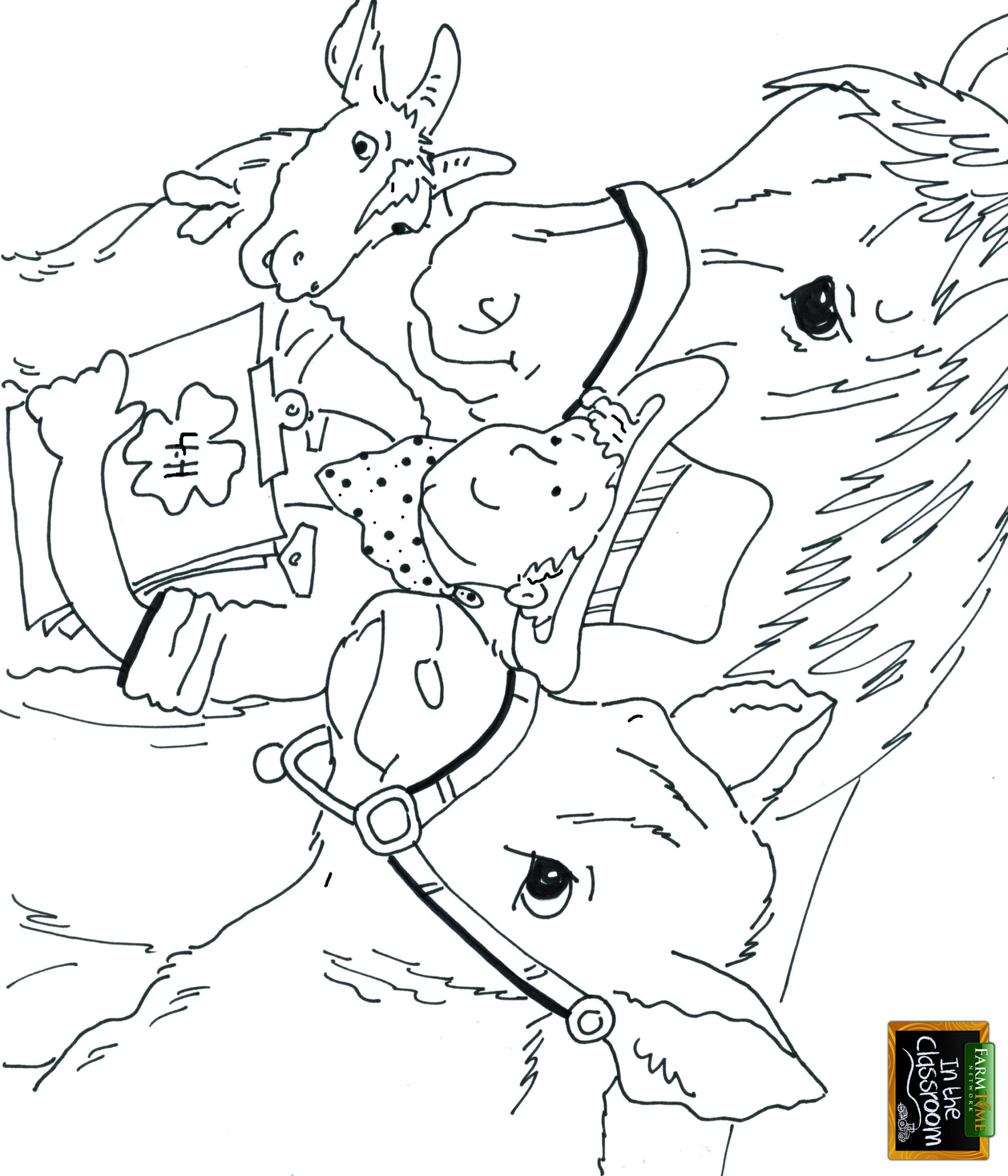 4 H Printable Coloring Pages