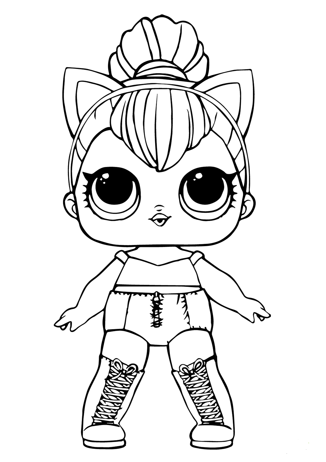 Lol Dolls Printable Coloring Pages