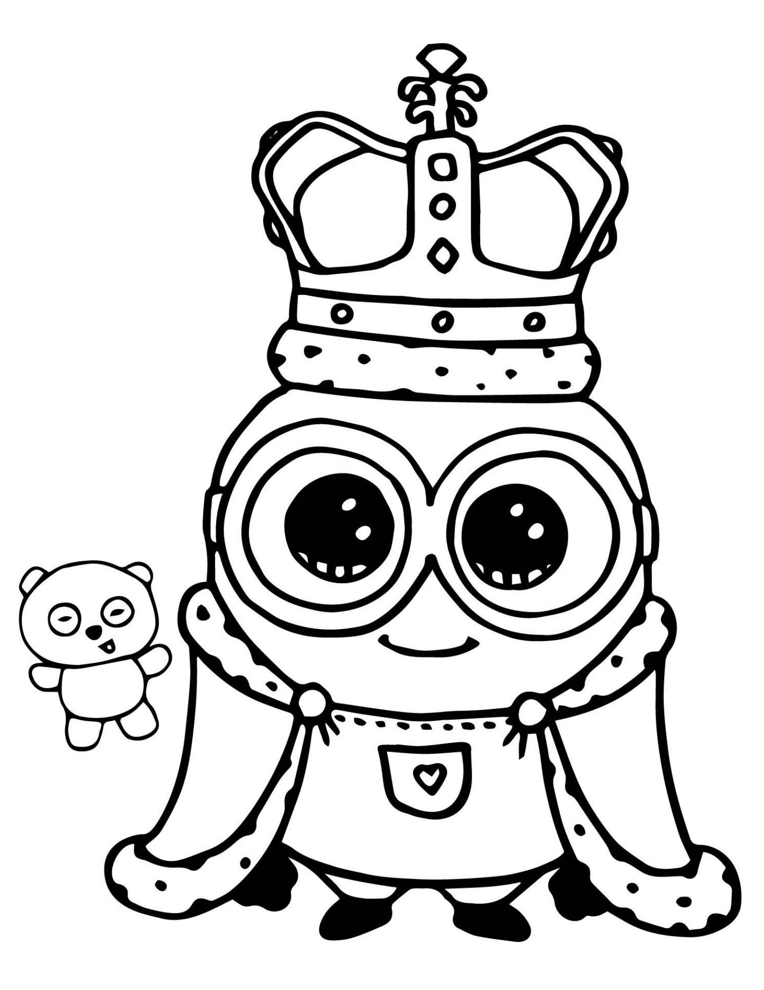 Printable Coloring Pages Minions