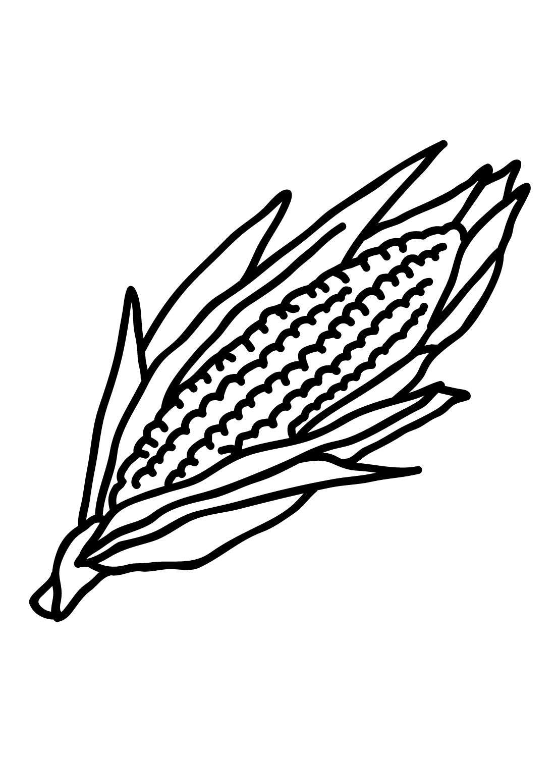 46 Corn Coloring Pages ColoringPagesOnly