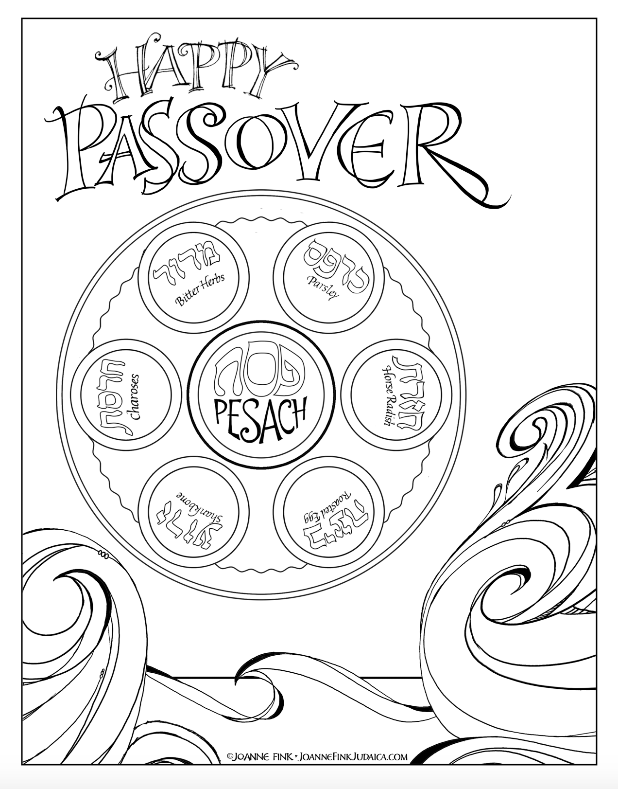 Passover Coloring Pages Free Printable
