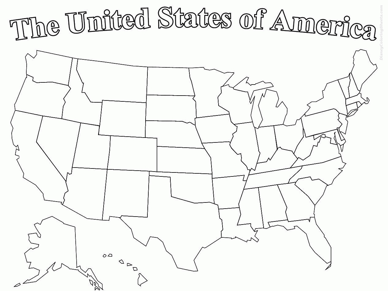 50 States Coloring Pages