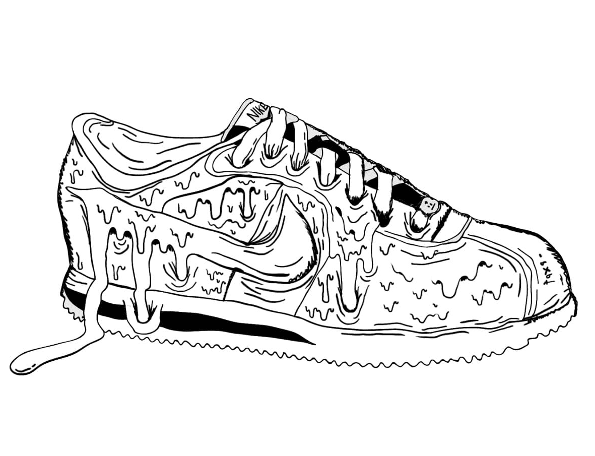52 Nike Coloring Pages ColoringPagesOnly