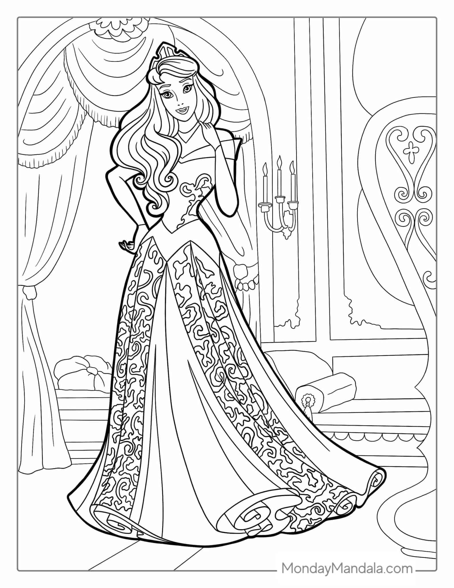 Free Printable Barbie Coloring Pages