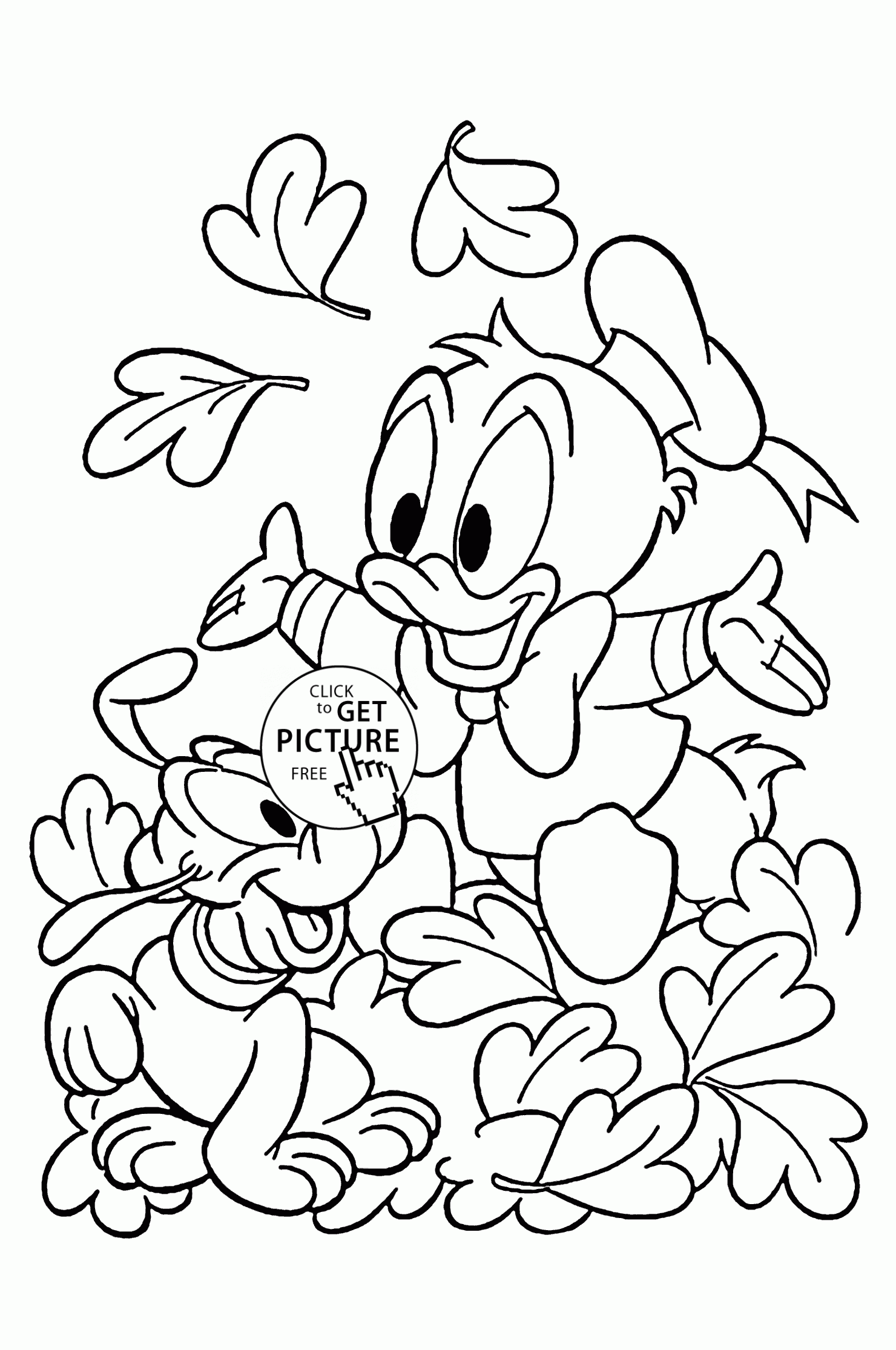74 Autumn Coloring Pages Disney Fieltros Patiki