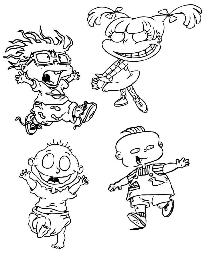 90s Nickelodeon Printable Coloring Pages
