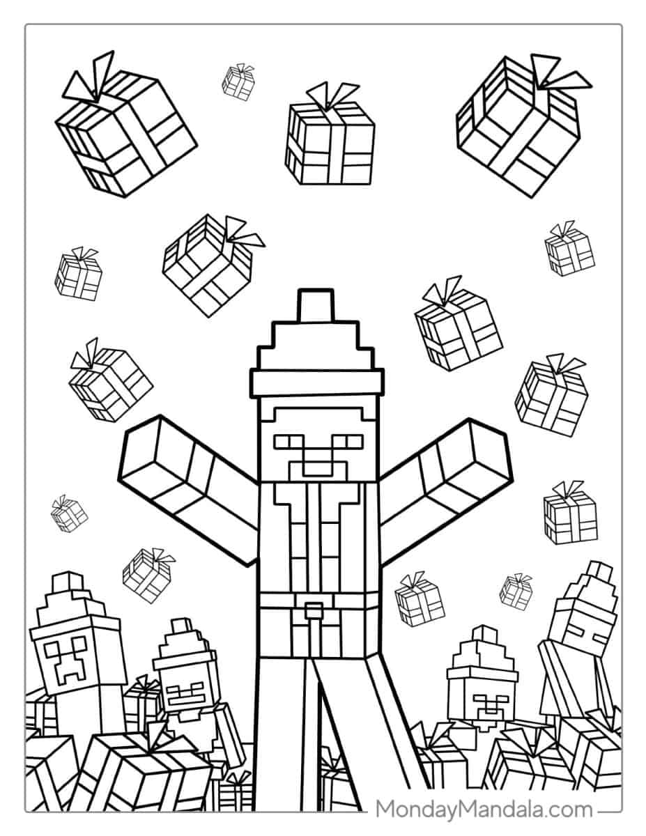 80 Minecraft Coloring Pages Free PDF Printables