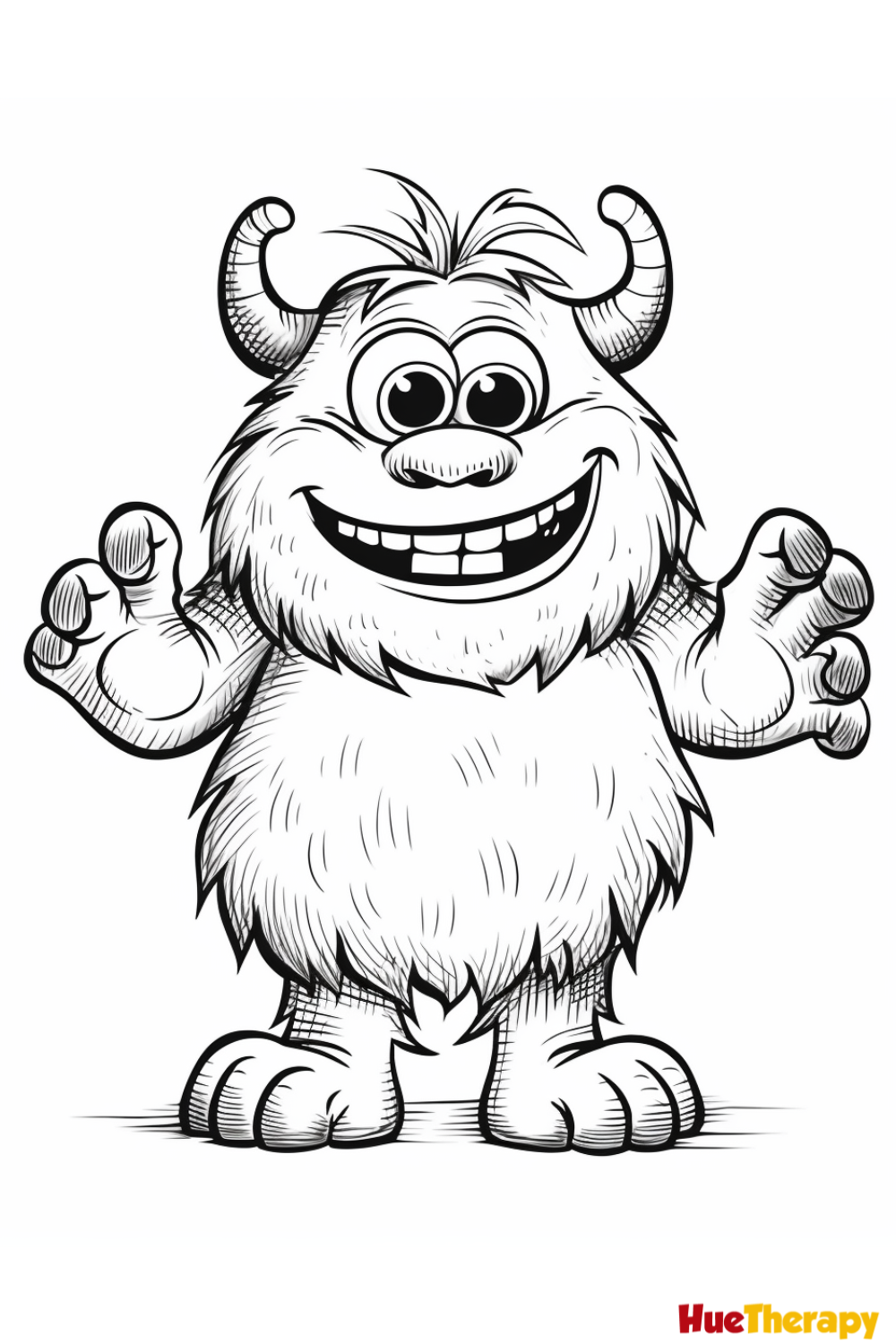 9 Free Printable Monster Coloring Pages For Kids Artofit