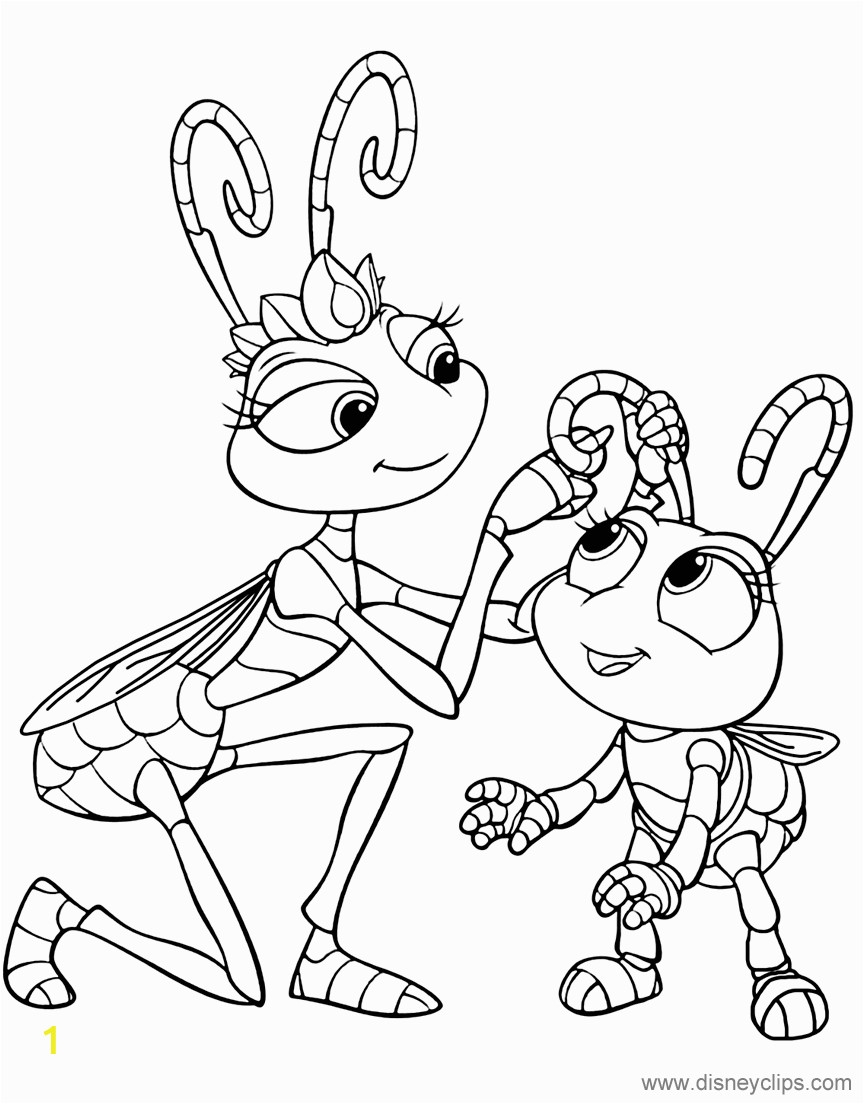 A Bug S Life Coloring Pages Divyajanan