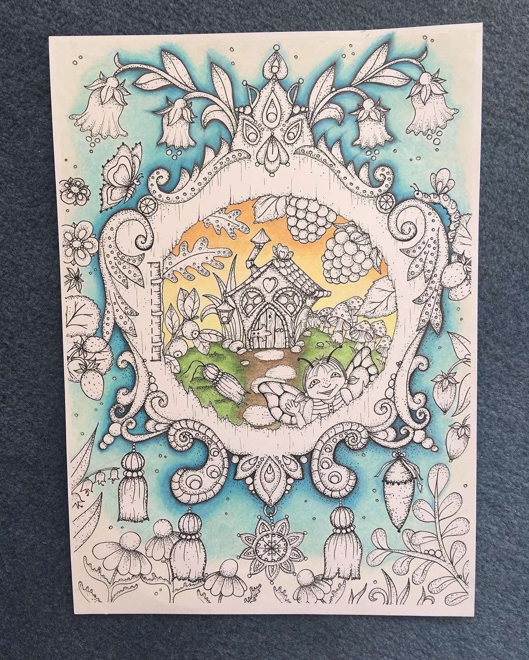 A Little WIP Whilst I M In Malta And Hubby Works This Was A Free Download From Klara Markova