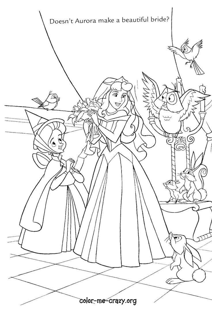Coloring Pages Princess Bride Printable