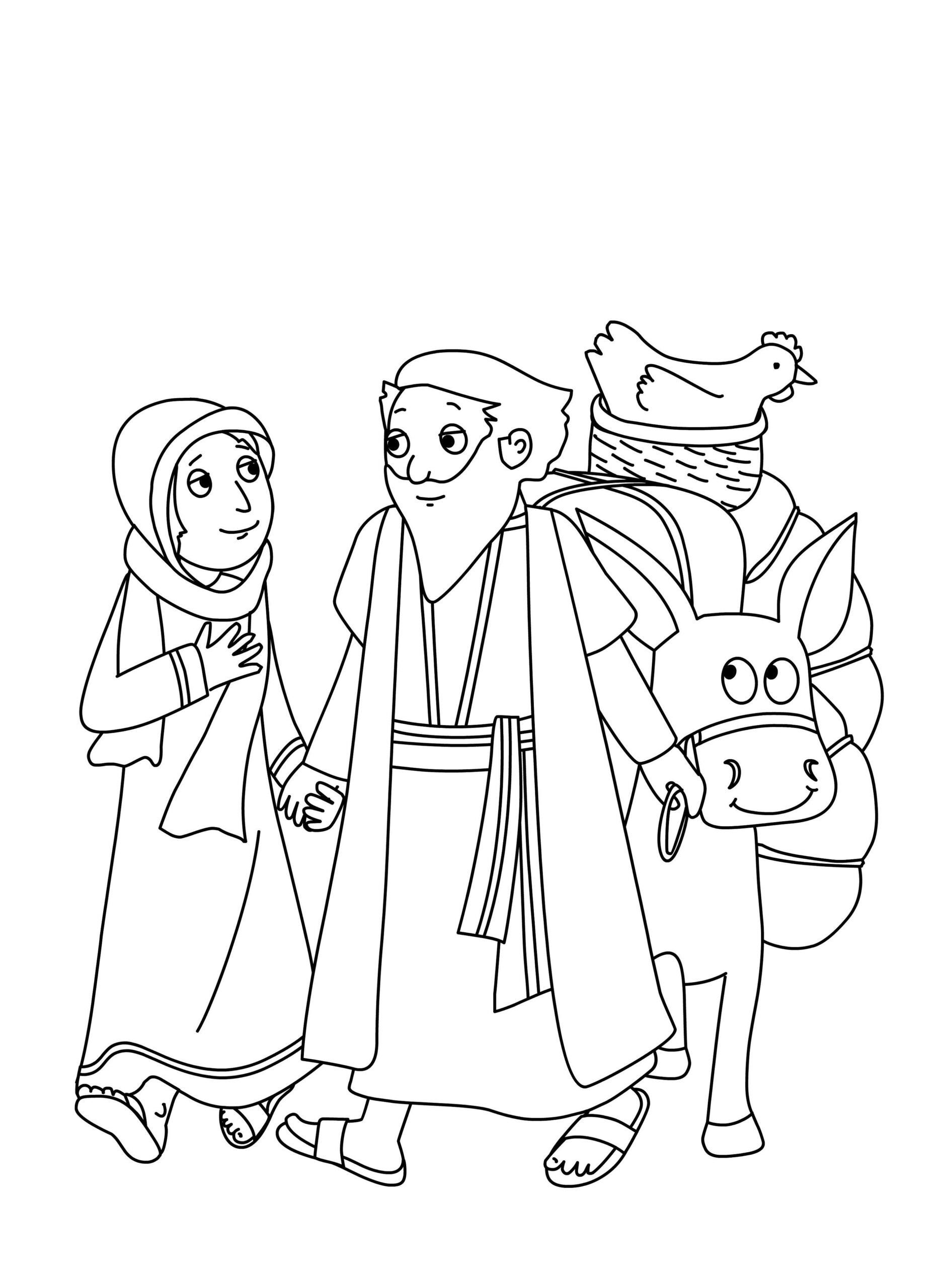 Abraham And Sarah Coloring Pages Educative Printable