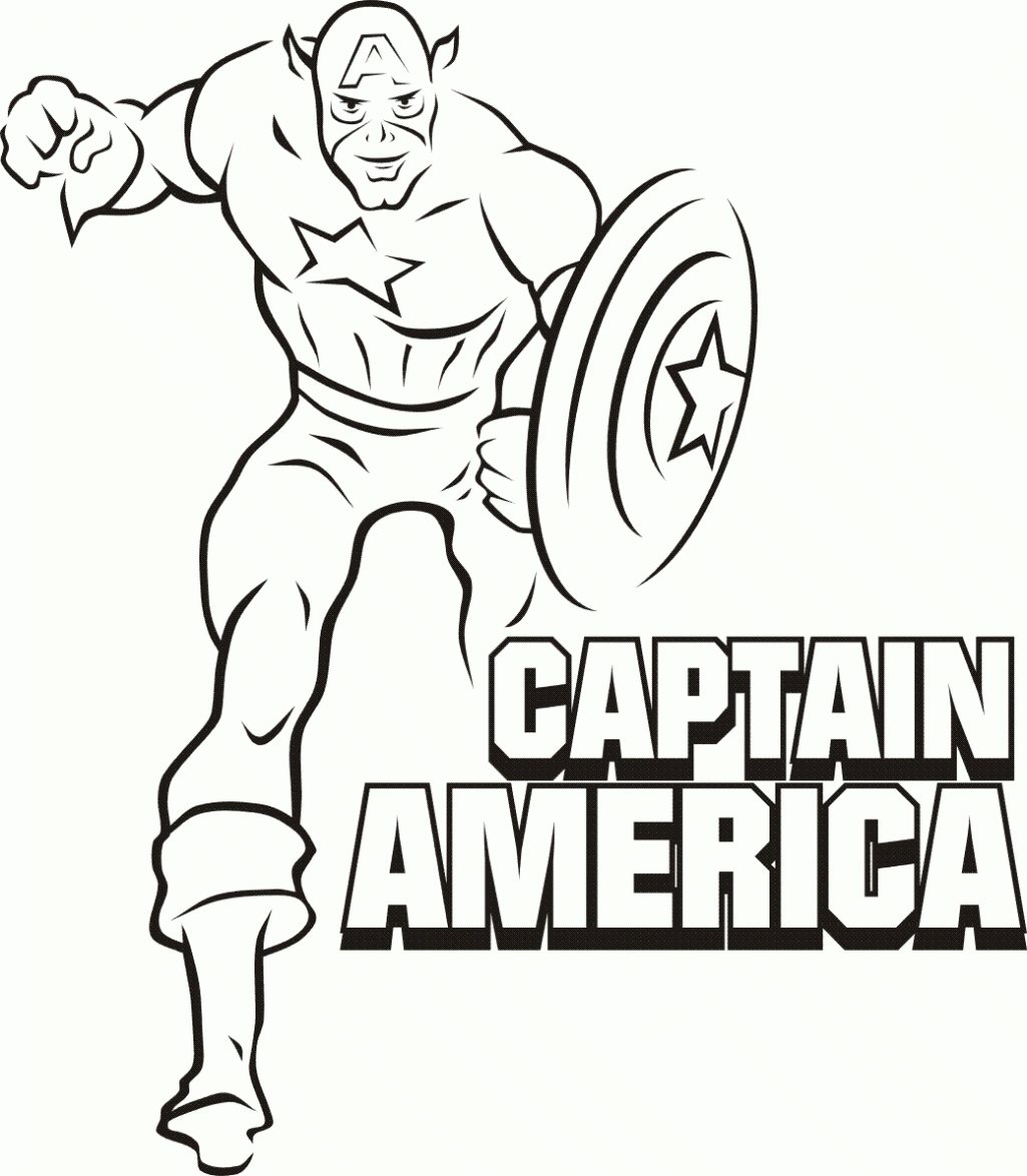 Action Hero Printable Coloring Pages