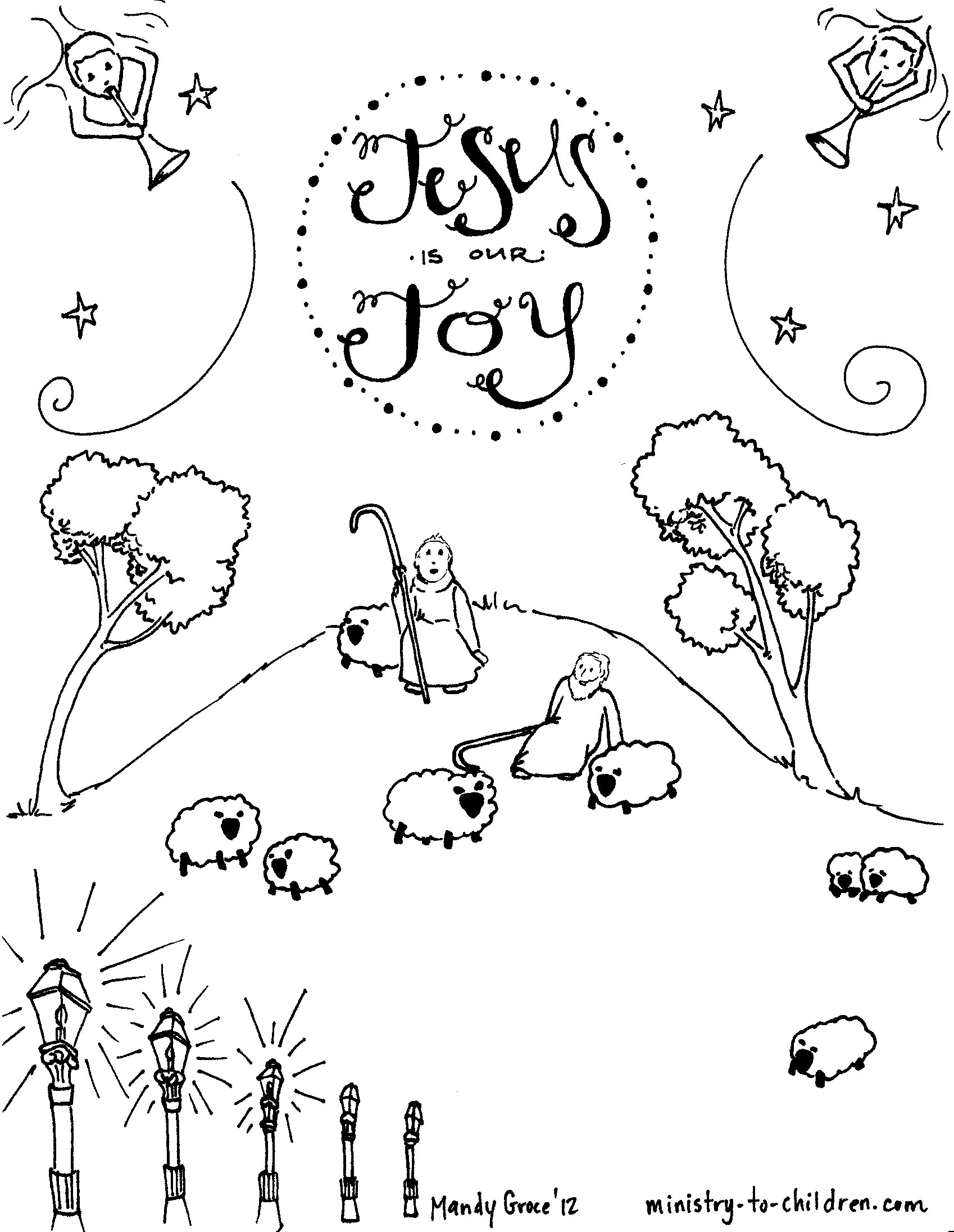 Free Printable Coloring Pages Advent