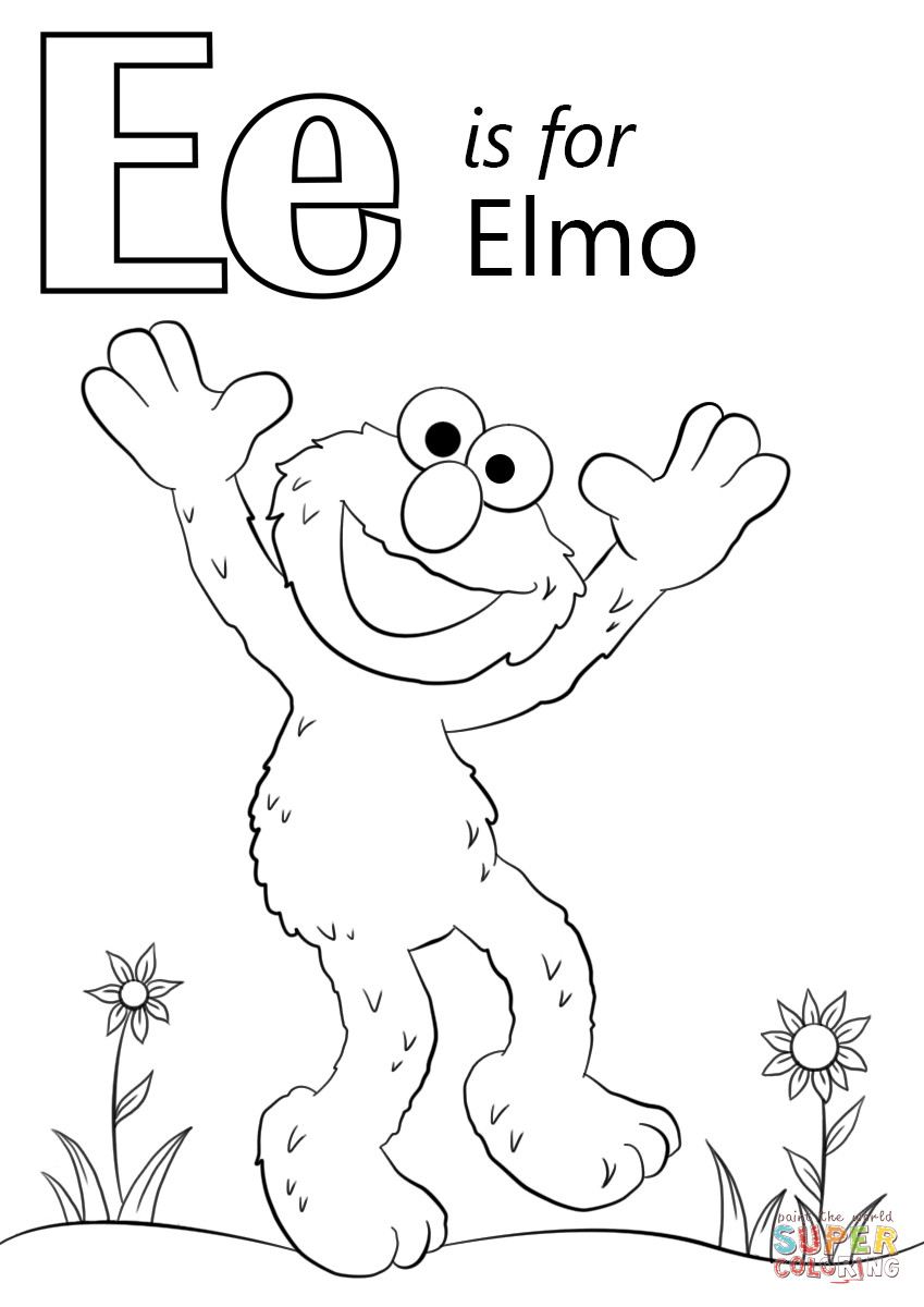 Alphabet Coloring Pages E At GetColorings Free Printable Colorings Pages To Print And Color