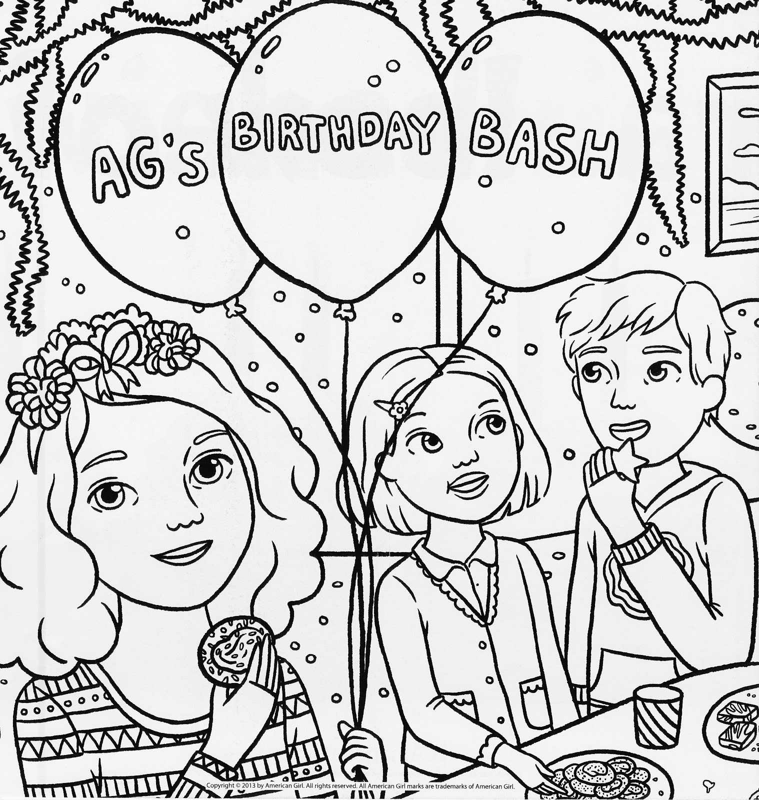 American Girl Coloring Pages Julie At GetColorings Free Printable Colorings Pages To Print