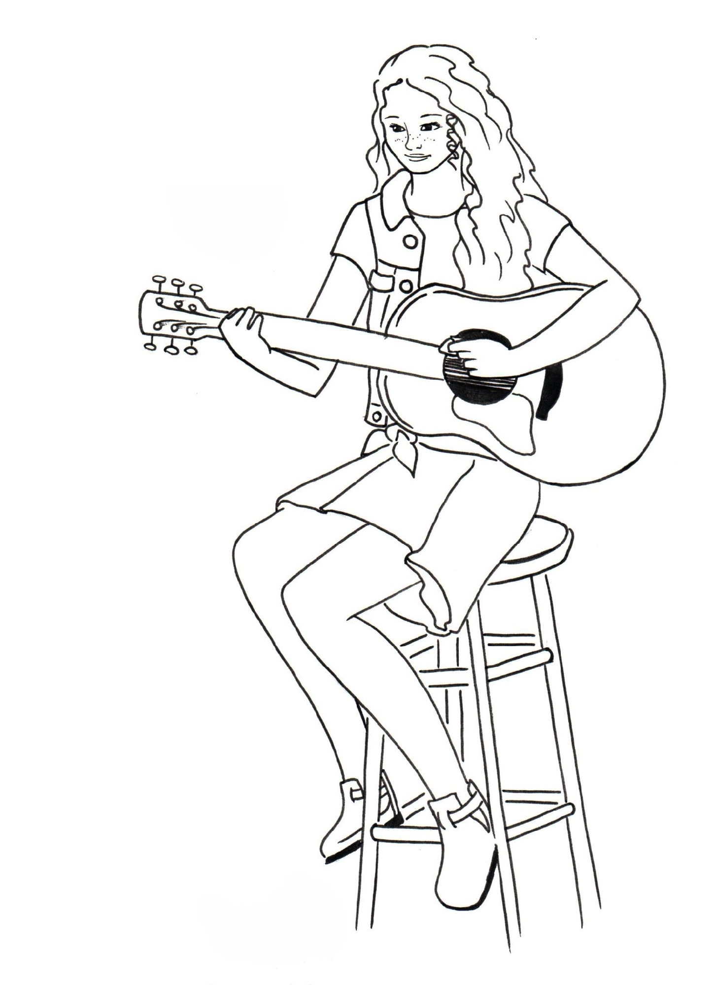 American Girl Doll Coloring Pages Educative Printable
