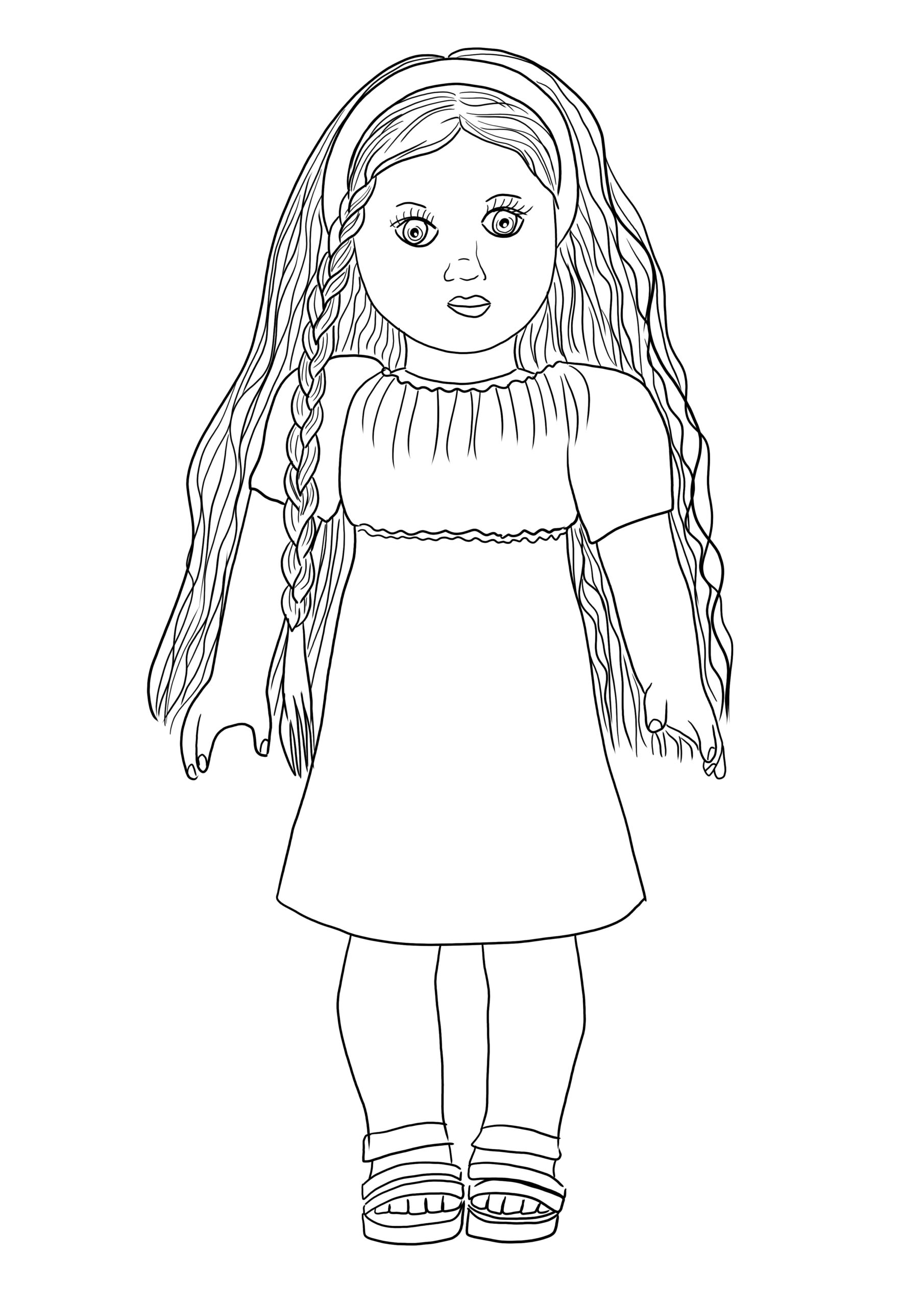 Printable American Girl Coloring Pages