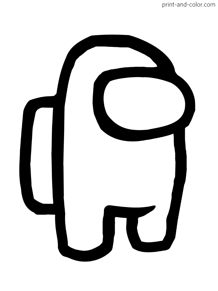 Among Us Printable Coloring Pages