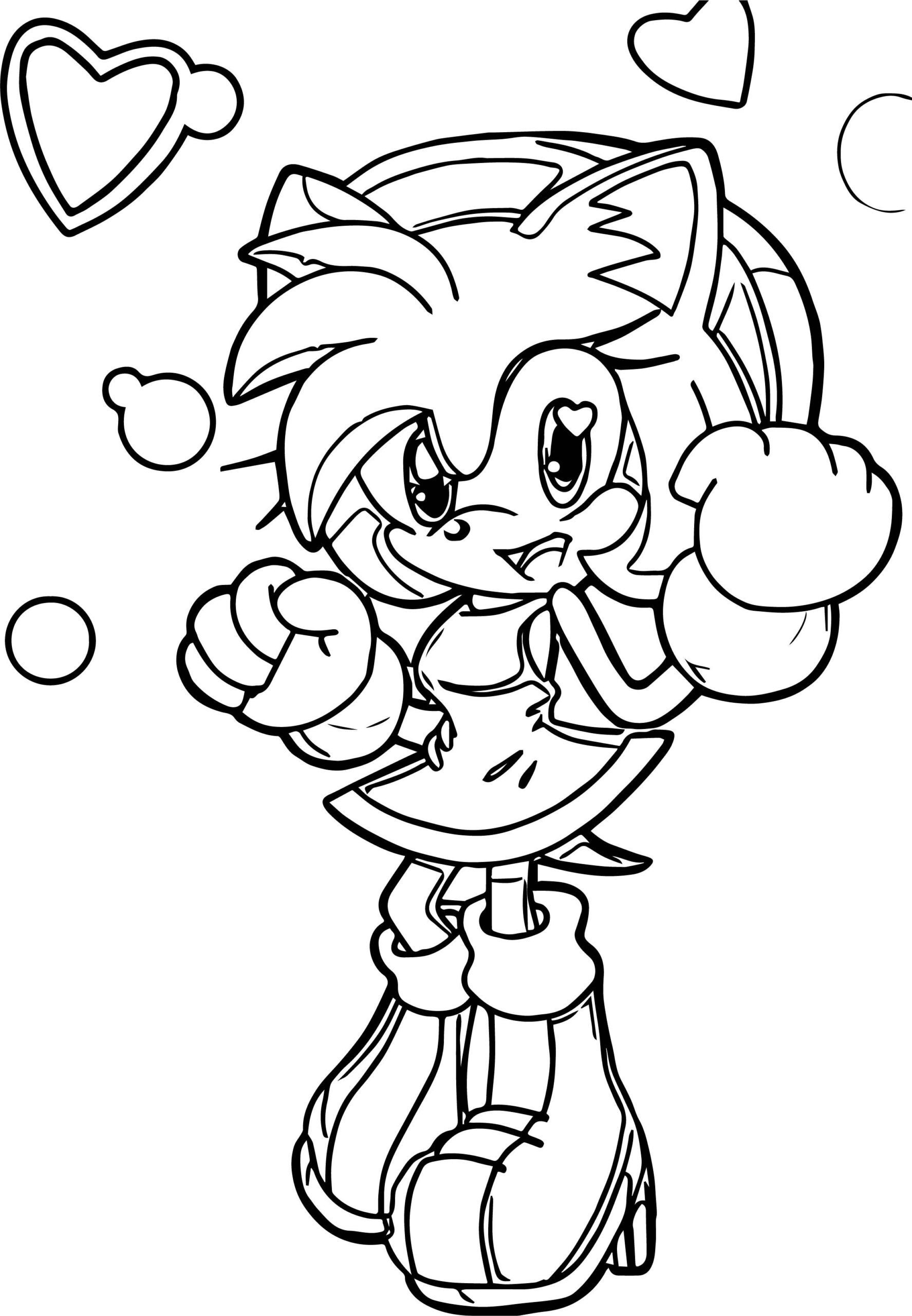 Amy Rose Drawing Free Download On ClipArtMag
