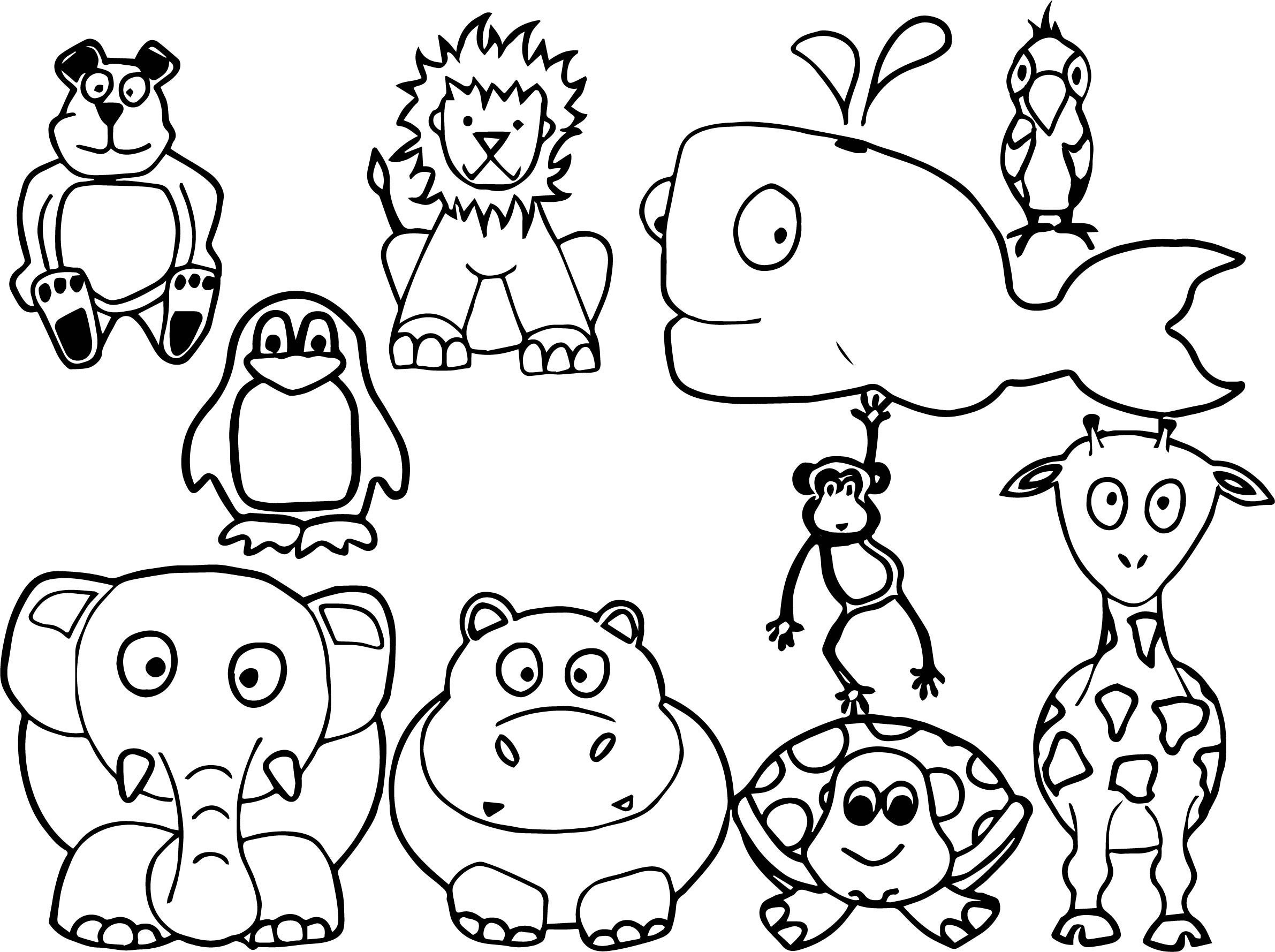 Printable Coloring Pages Animals