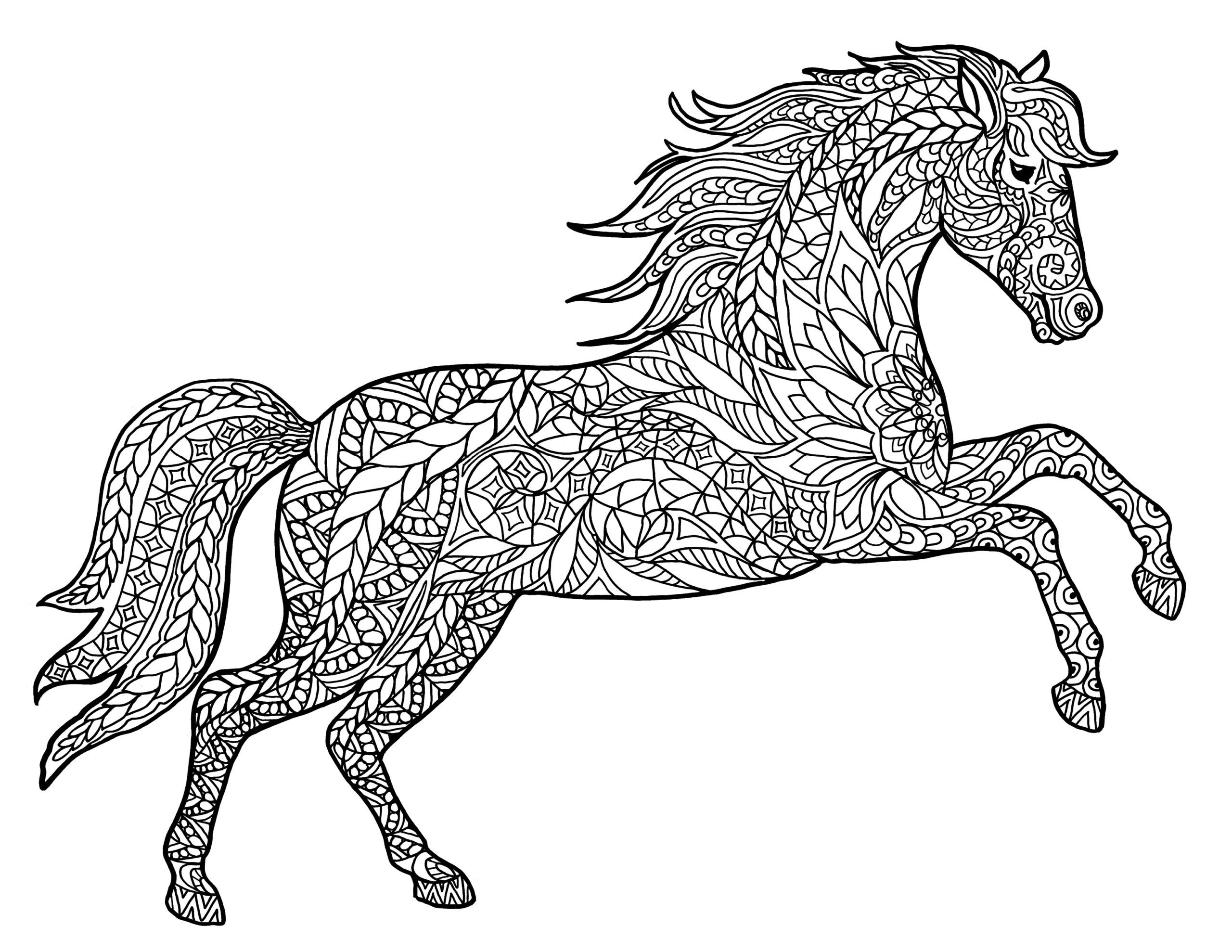 Printable Adult Animal Coloring Pages