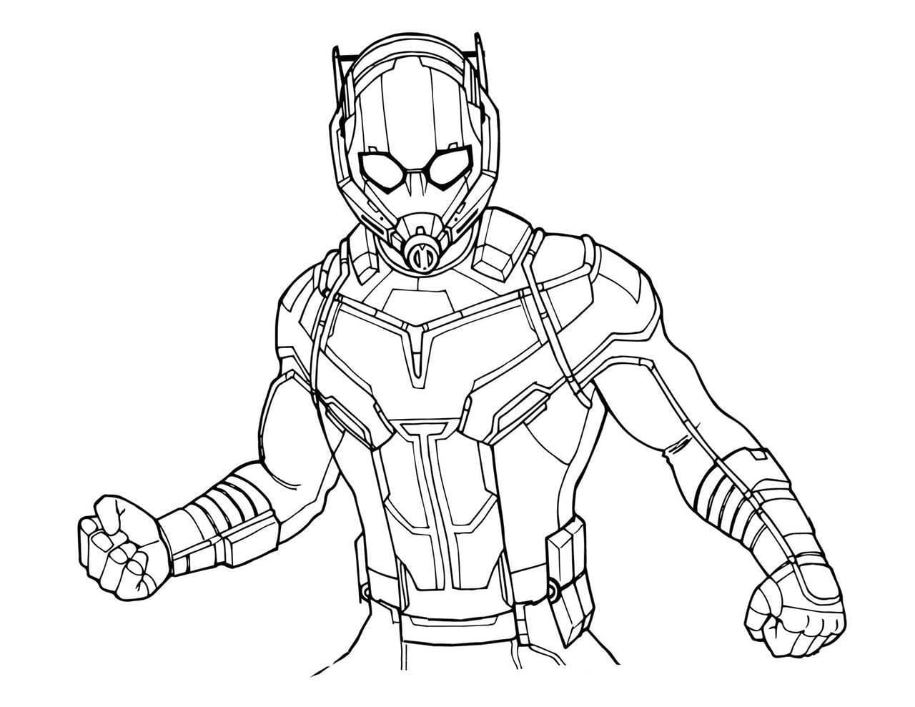 Ant Man 2 Coloring Page Free Printable Coloring Pages For Kids