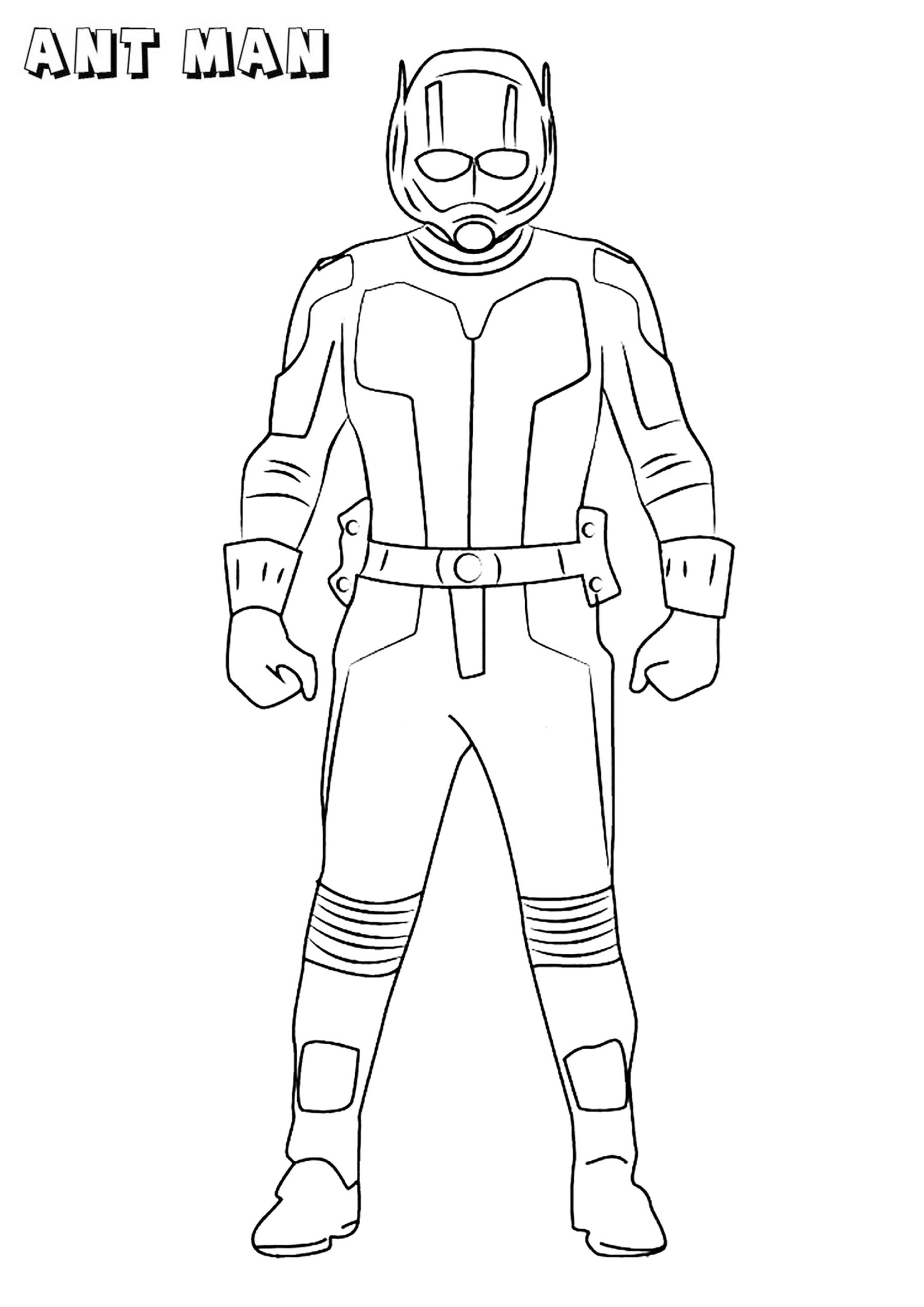 Ant Man Coloring Pages Best Coloring Pages For Kids