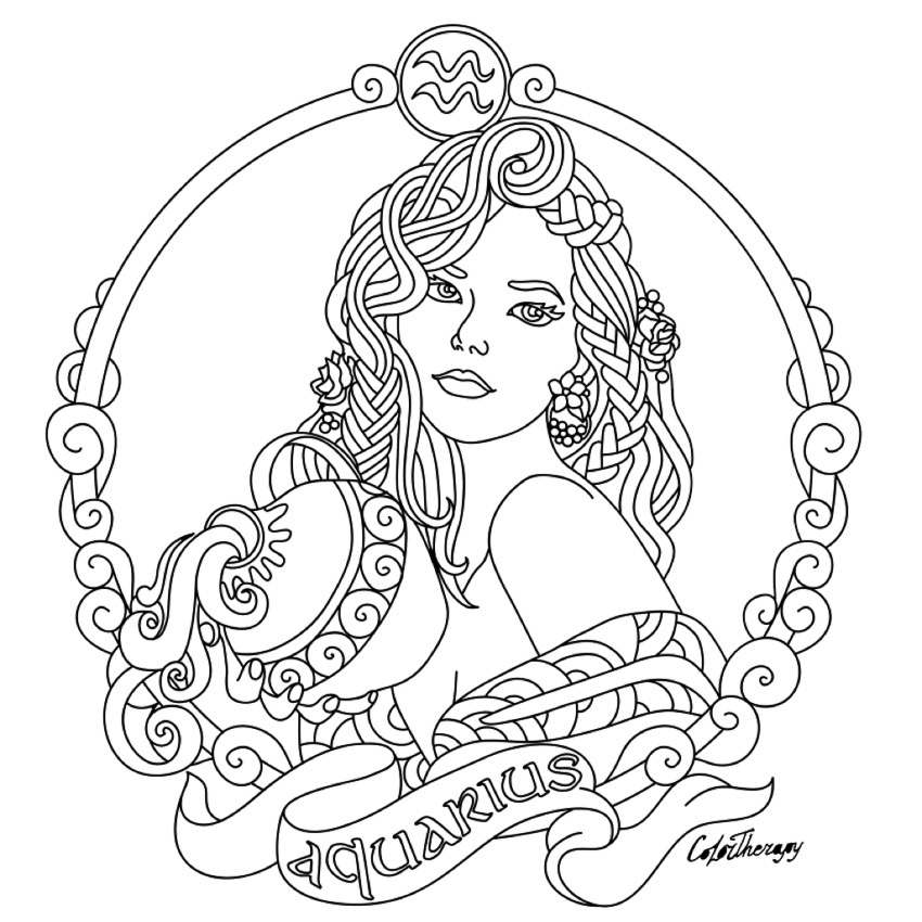 Aquarius Coloring Pages At GetColorings Free Printable Colorings Pages To Print And Color