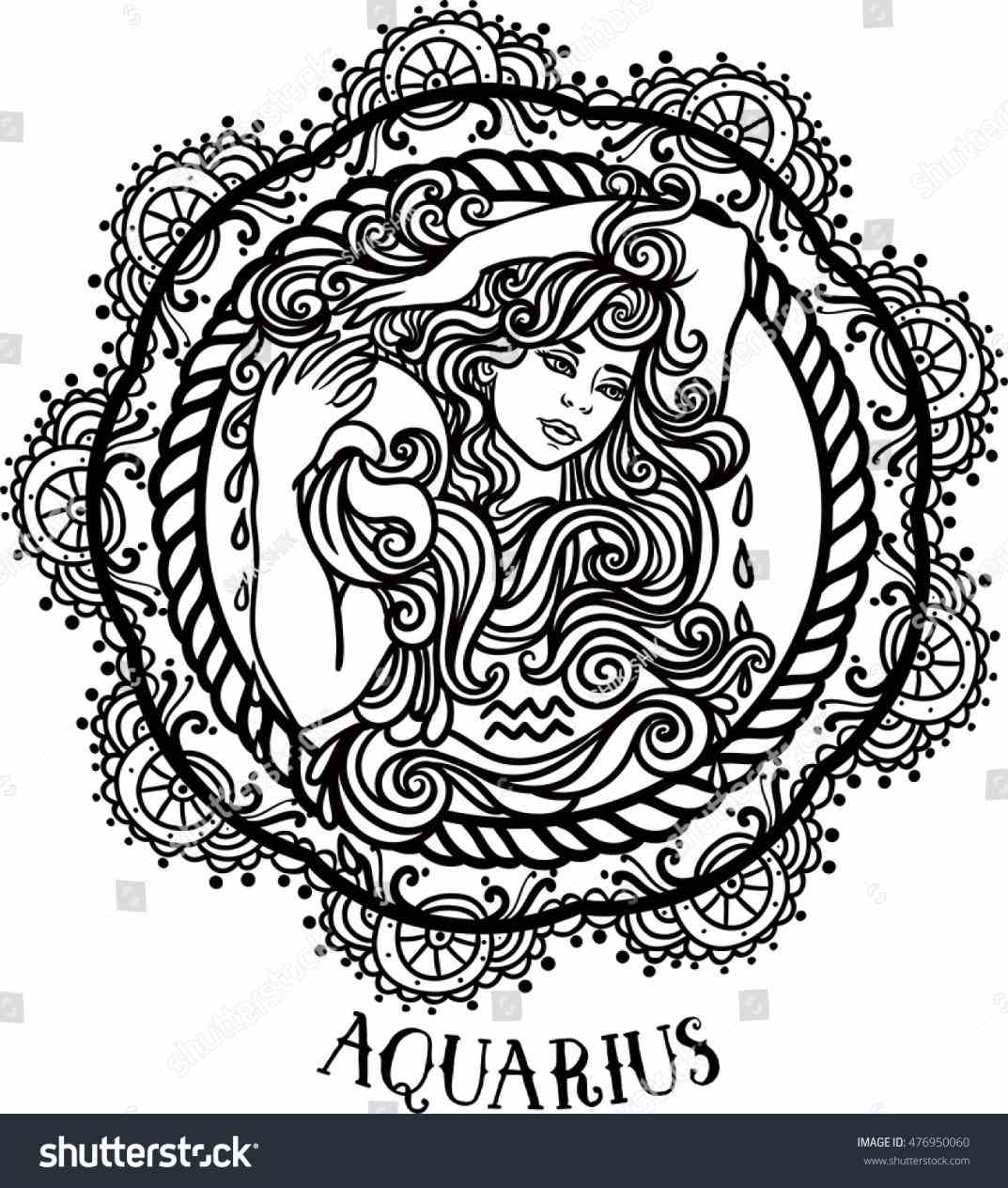Free Printable Coloring Pages Aquarius
