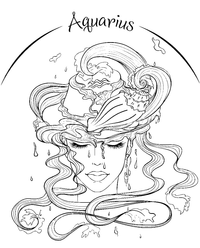 Aquarius Coloring Pages Free Printable Coloring Pages For Kids