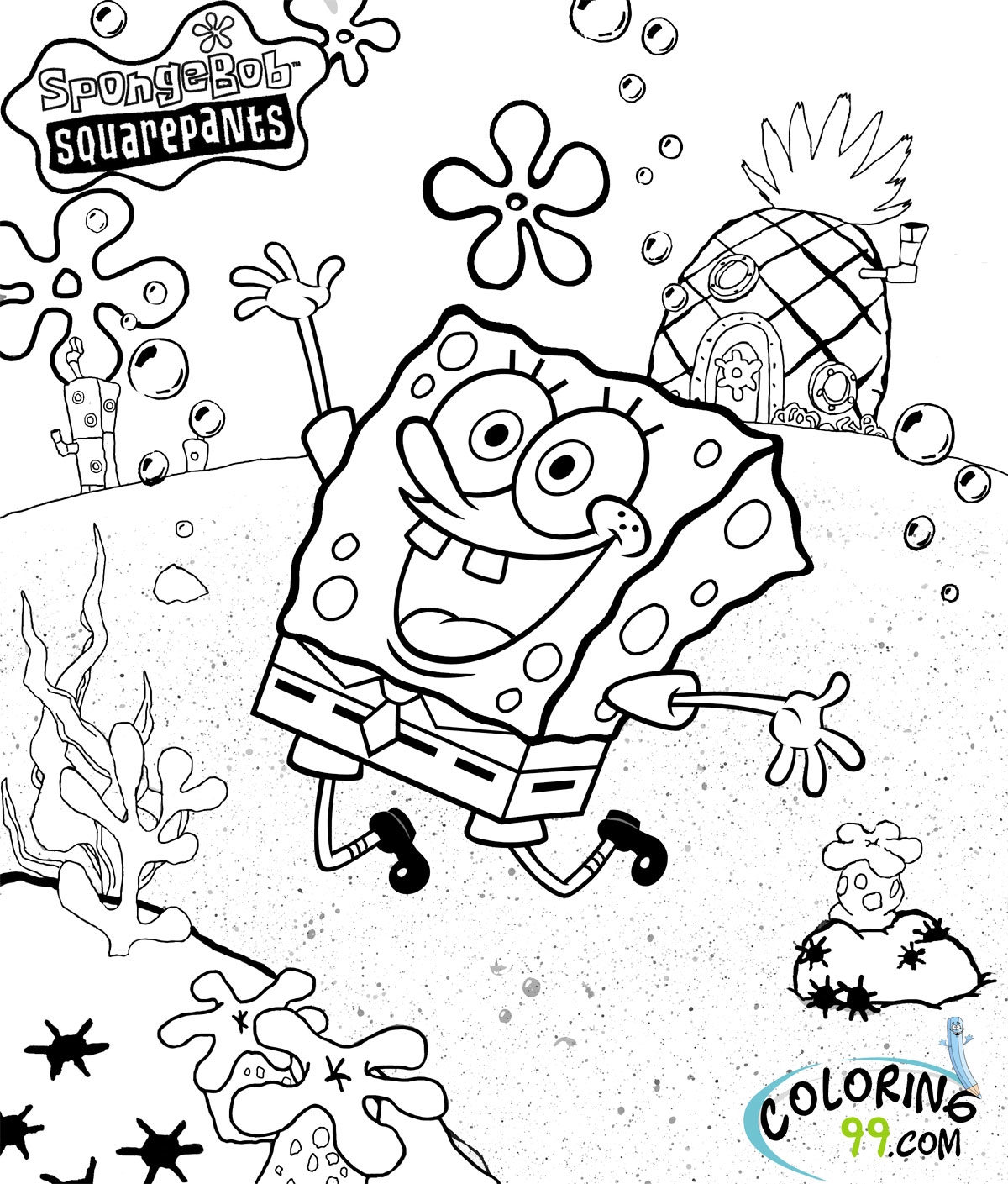 Spongebob Coloring Pages Printable