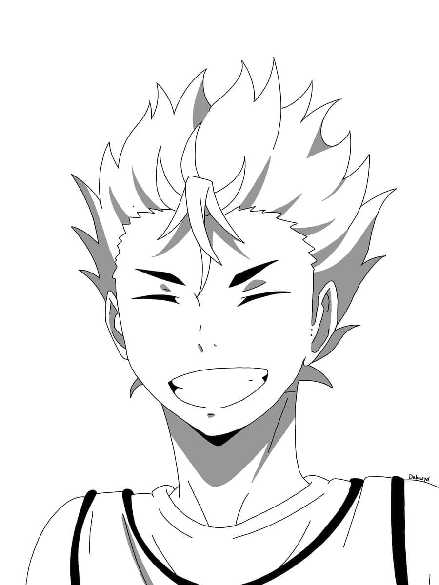 Printable Haikyuu Coloring Pages