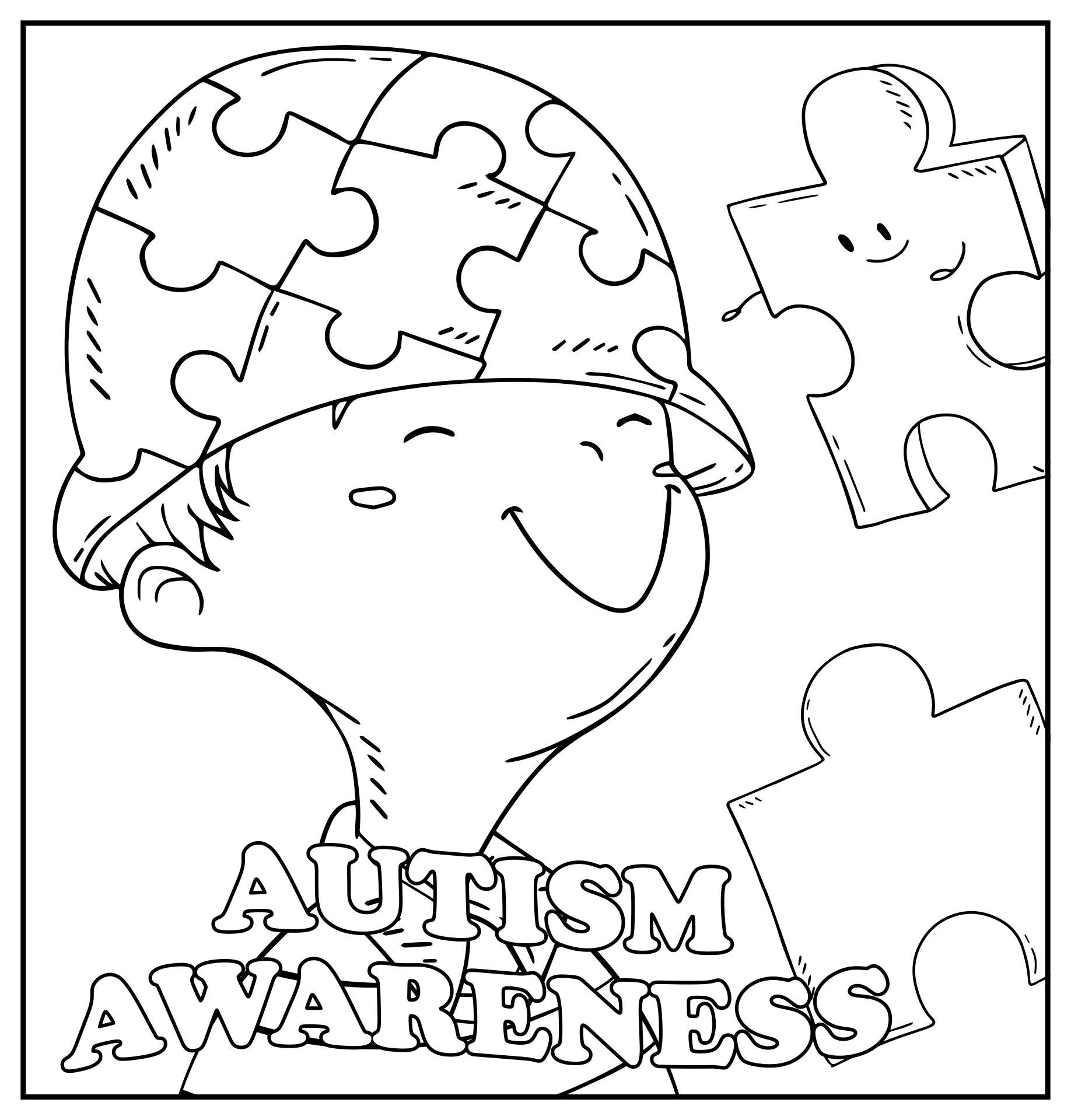Autism Coloring Pages Printable