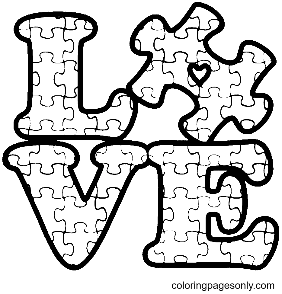 Autism Coloring Pages Printable